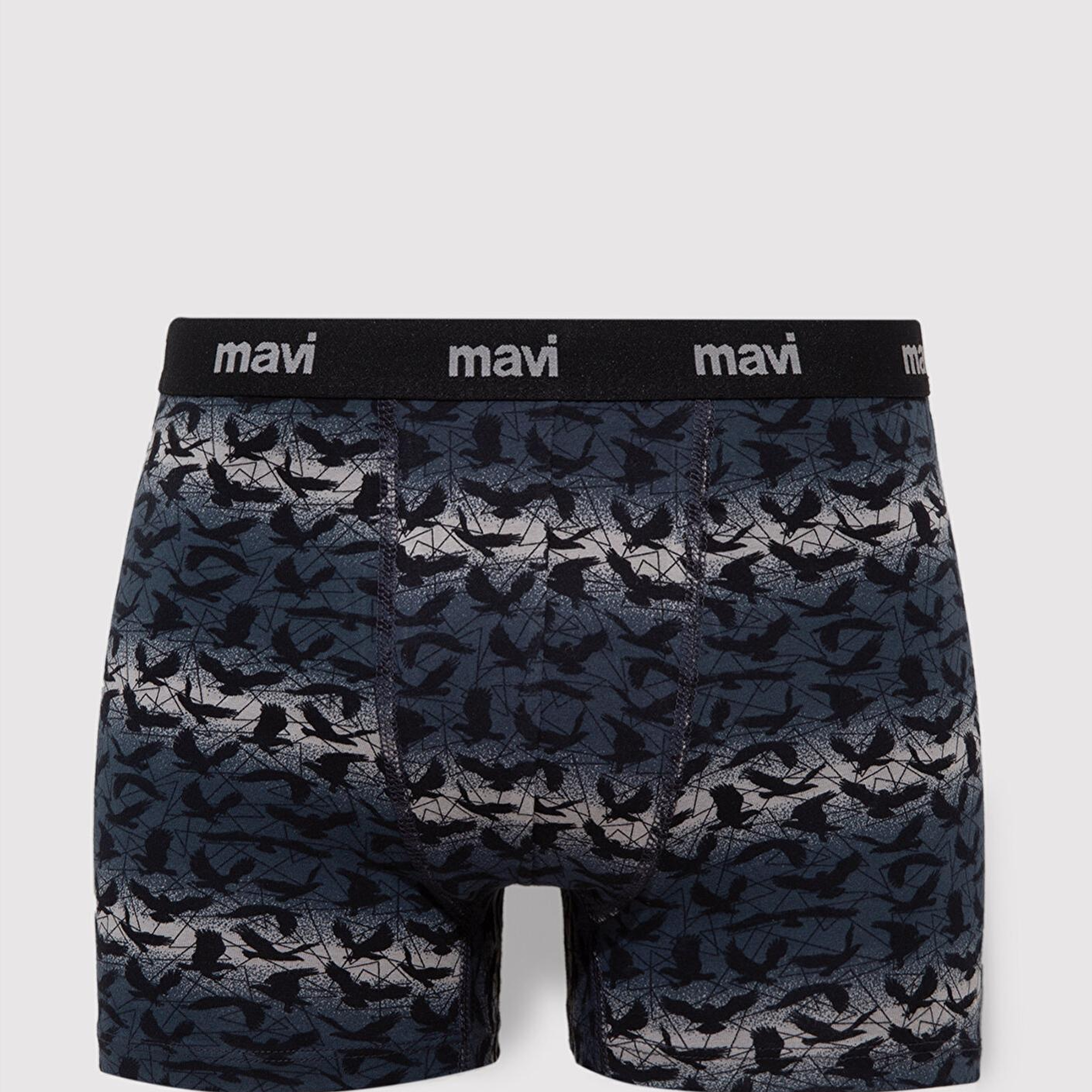 Mavi Baskılı Antrasit Boxer 0910455-32174