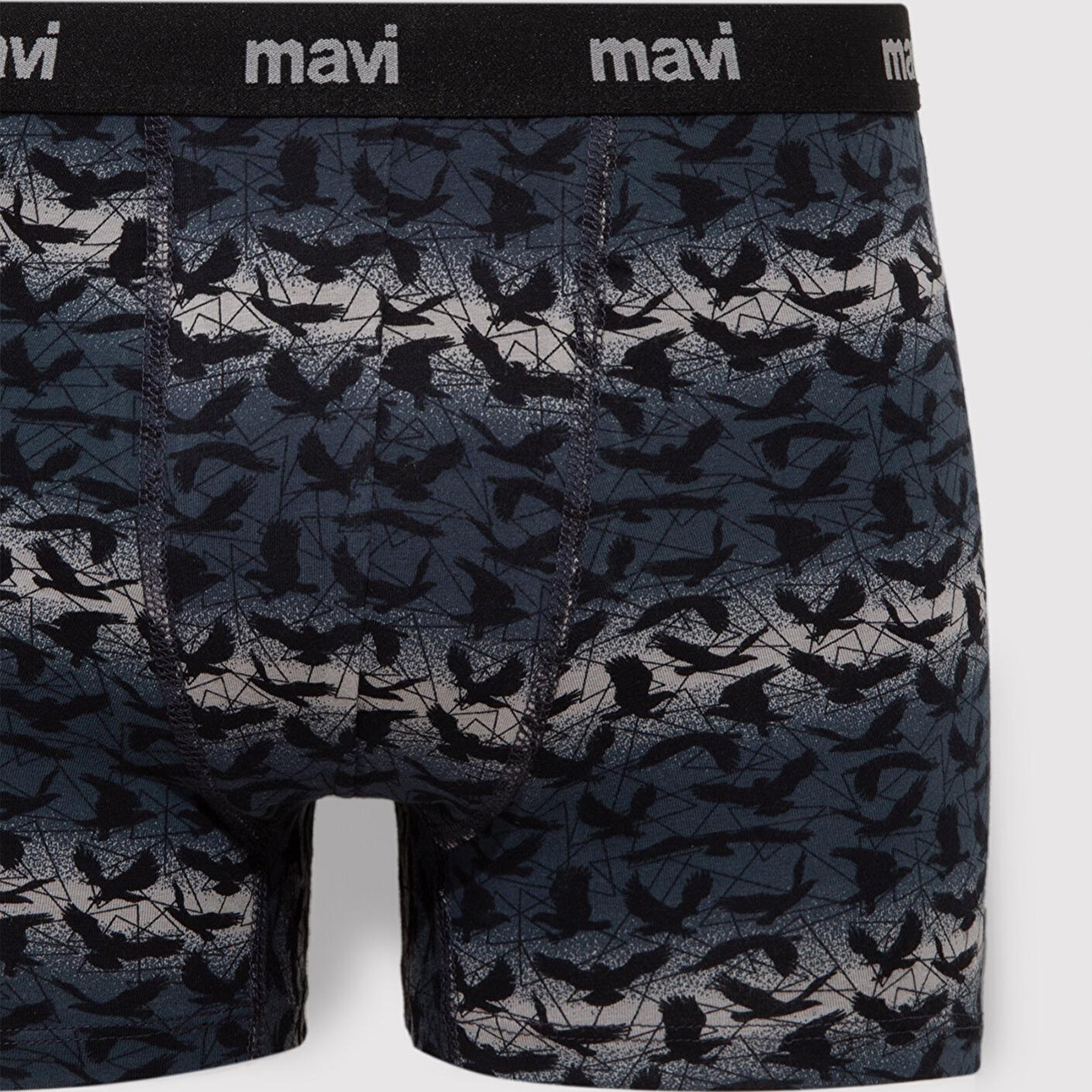 Mavi Baskılı Antrasit Boxer 0910455-32174