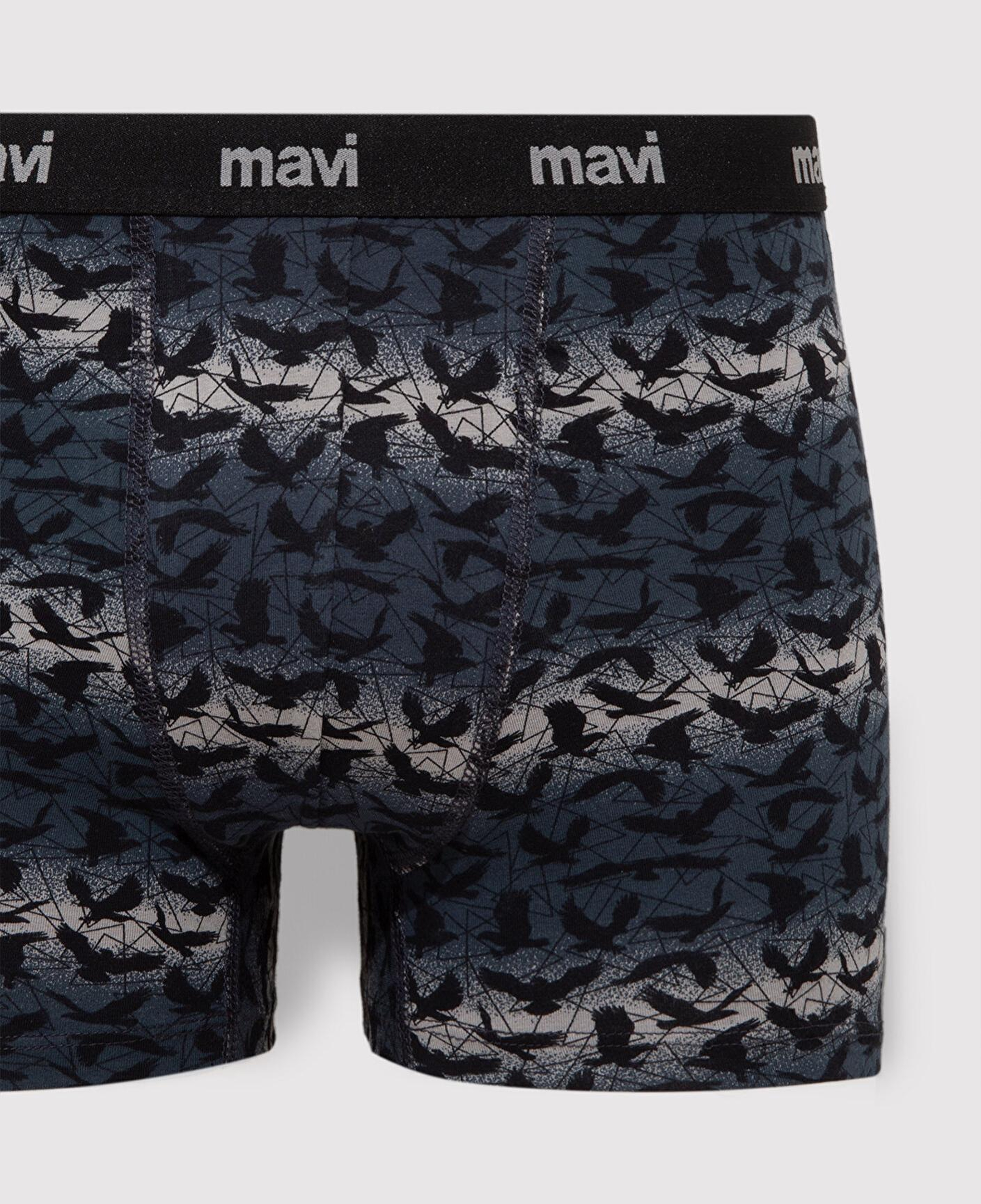 Mavi Baskılı Antrasit Boxer 0910455-32174