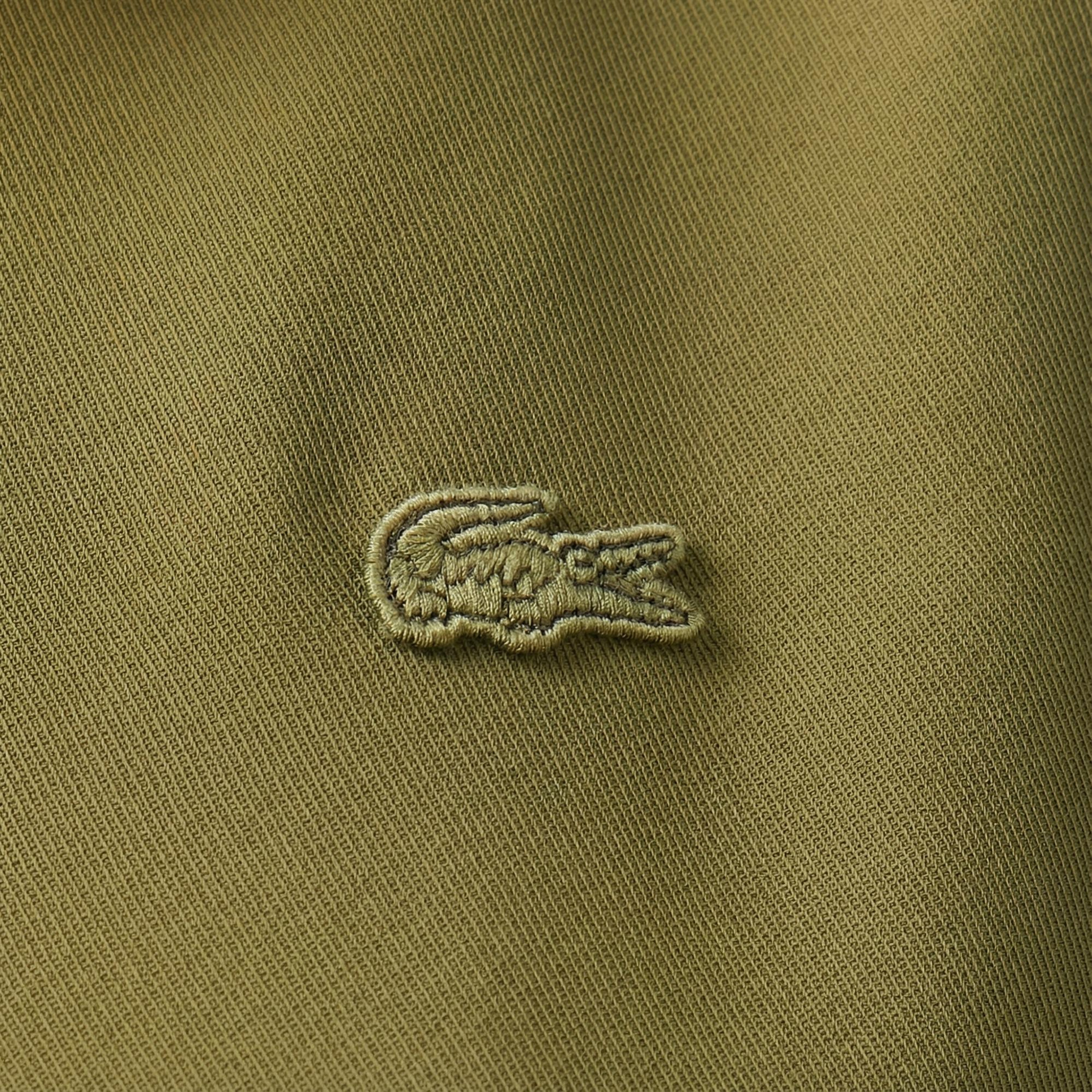 Lacoste Kadın Regular Fit Hakim Yaka Haki Gömlek