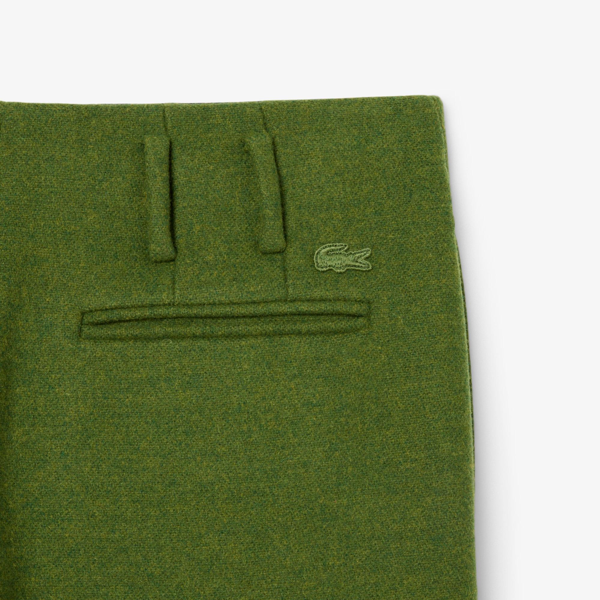 Lacoste Runway Kadın Straight Fit Yeşil Pantolon