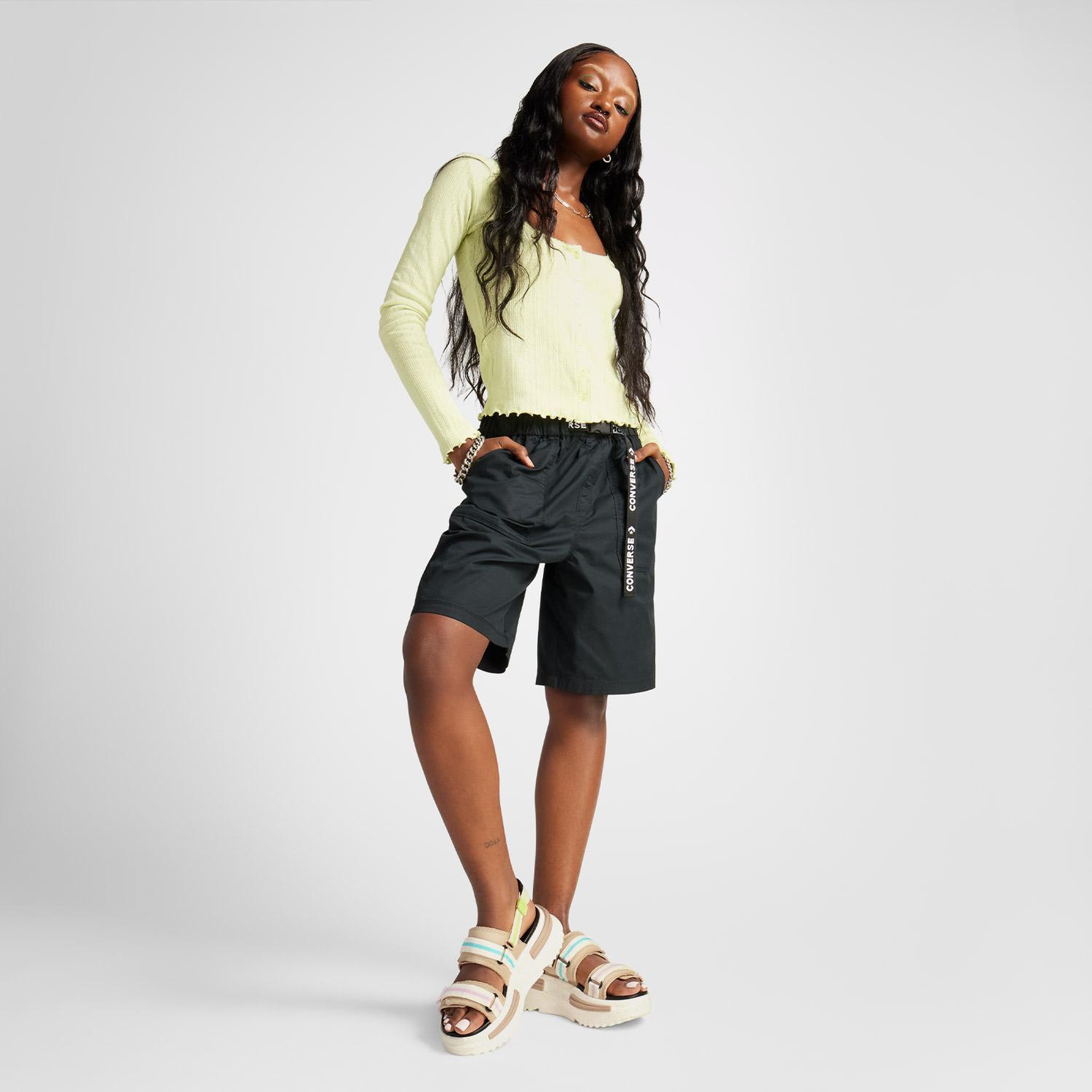 Converse Run Star Utility Sandal Cx Kadın Bej Sandalet