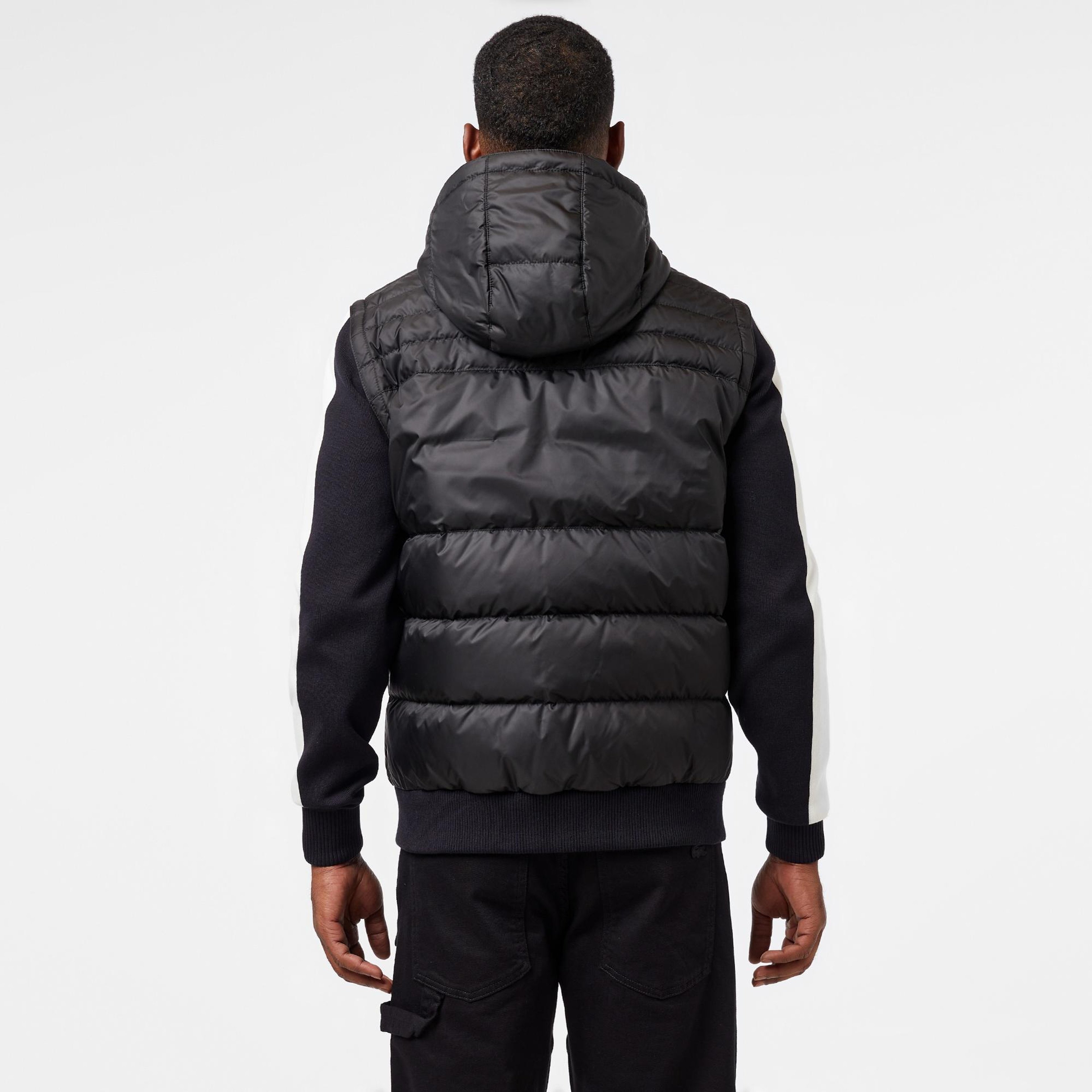 Lacoste Erkek Kapüşonlu Siyah Mont