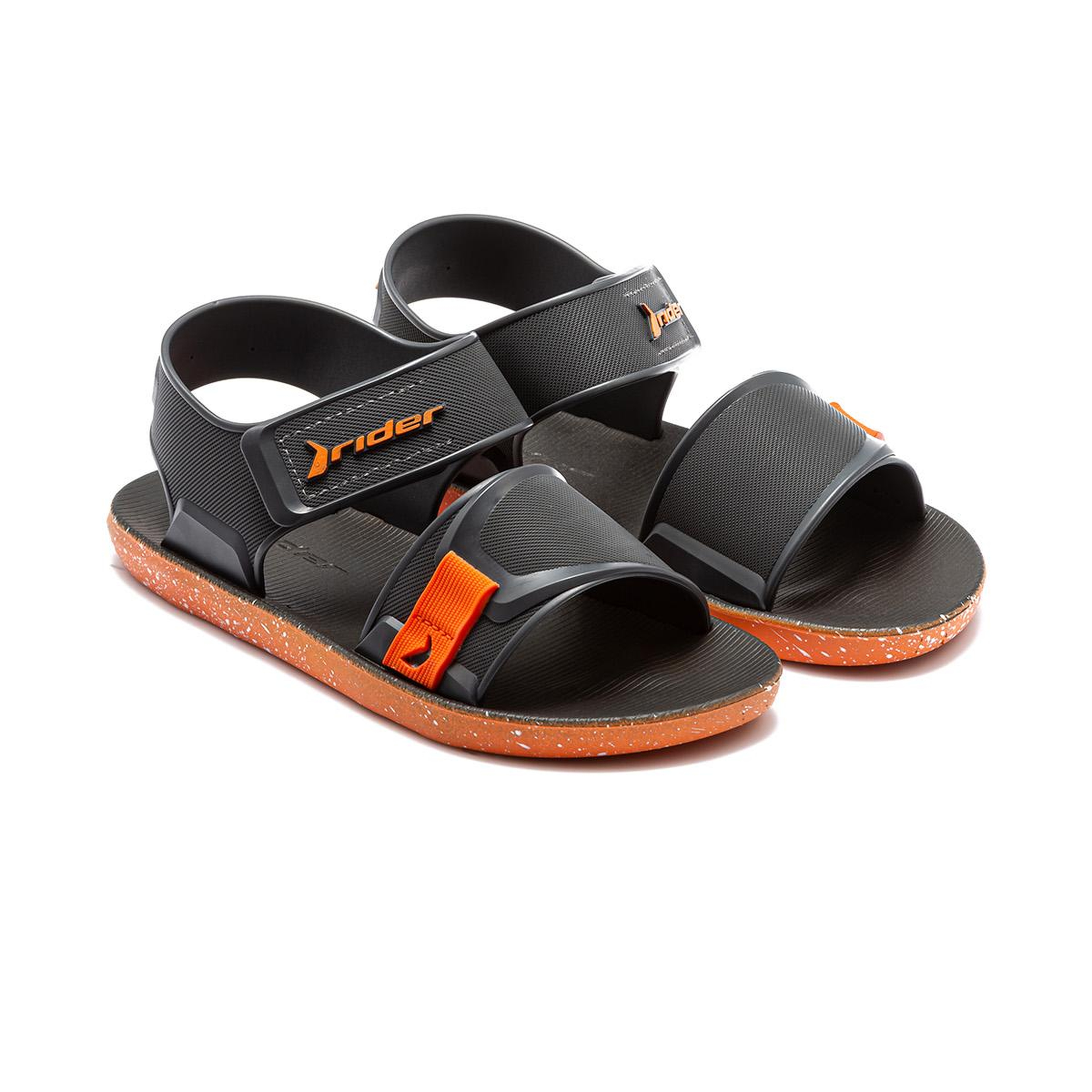 Kick Çocuk Sandalet Siyah-Turuncu 28/38