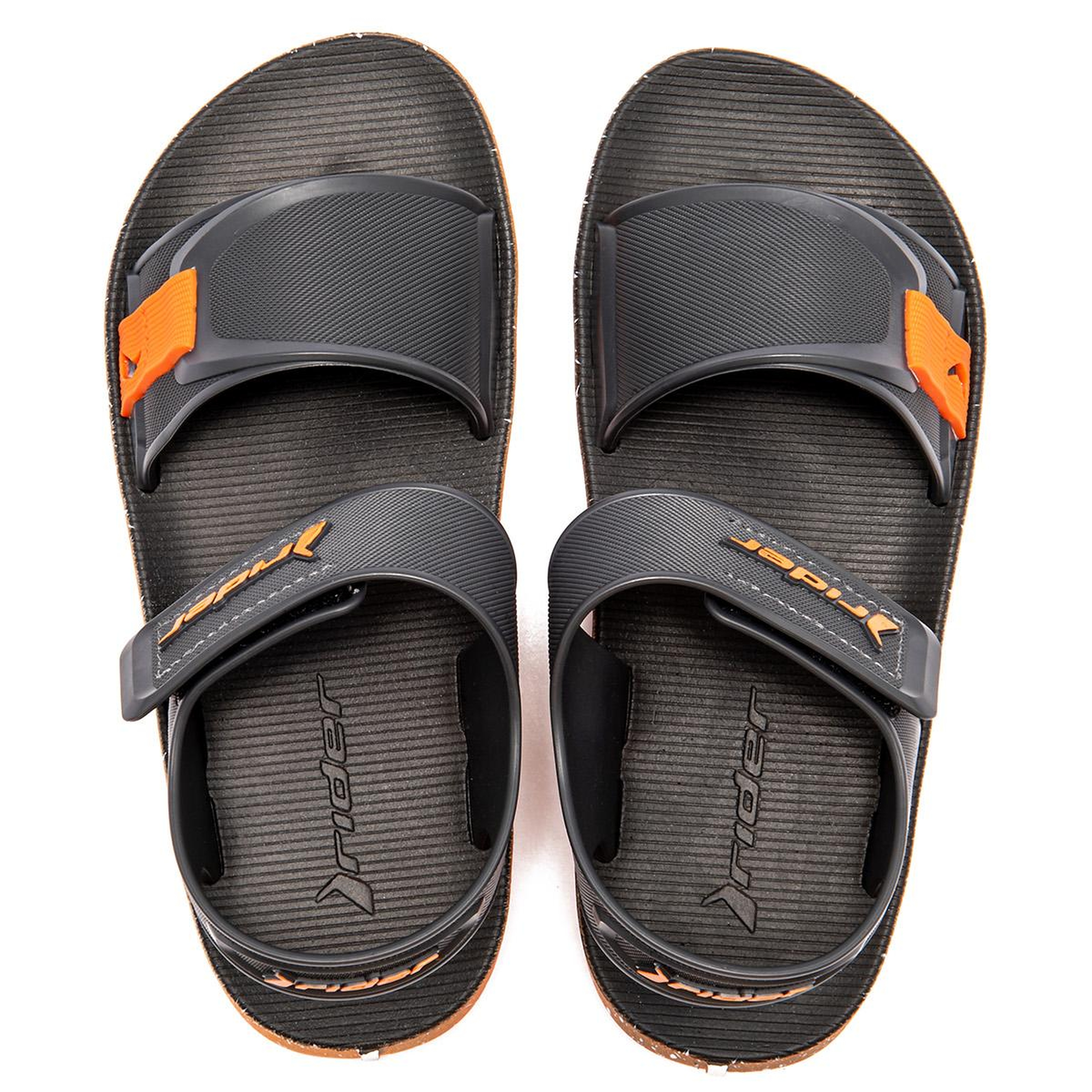 Kick Çocuk Sandalet Siyah-Turuncu 28/38