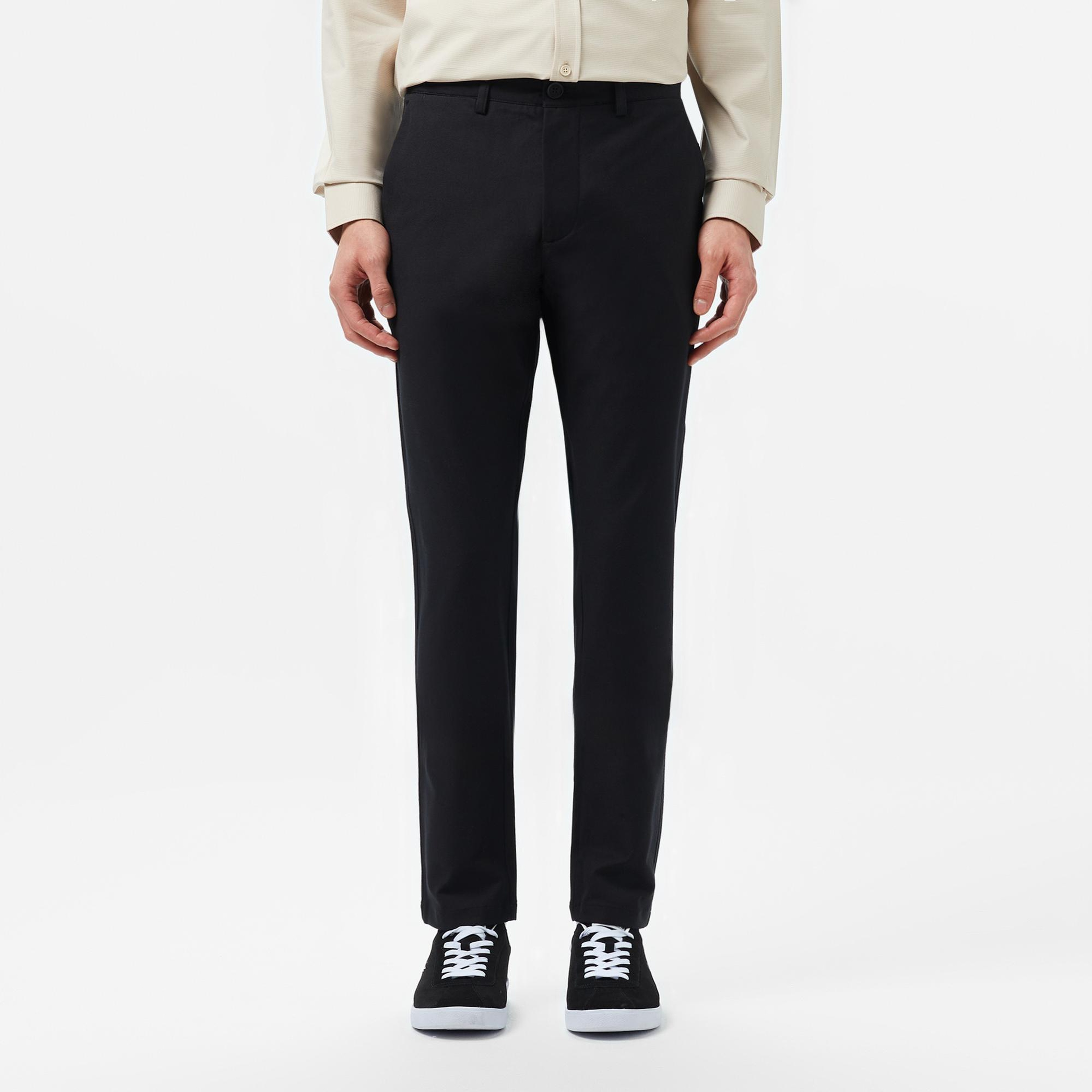 Lacoste Erkek Slim Fit Chino Siyah Pantolon