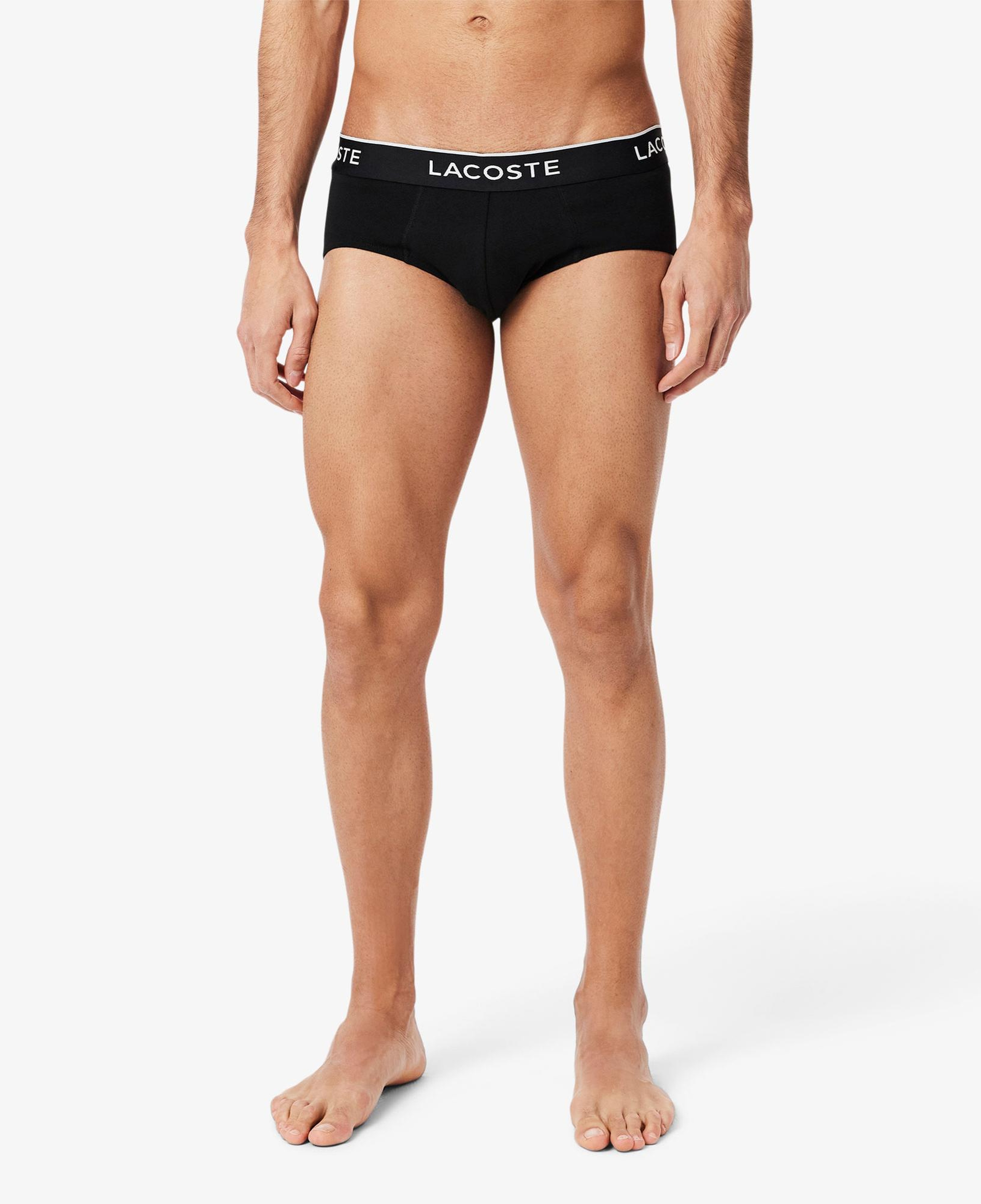 Lacoste Erkek 3'lü Siyah Külot