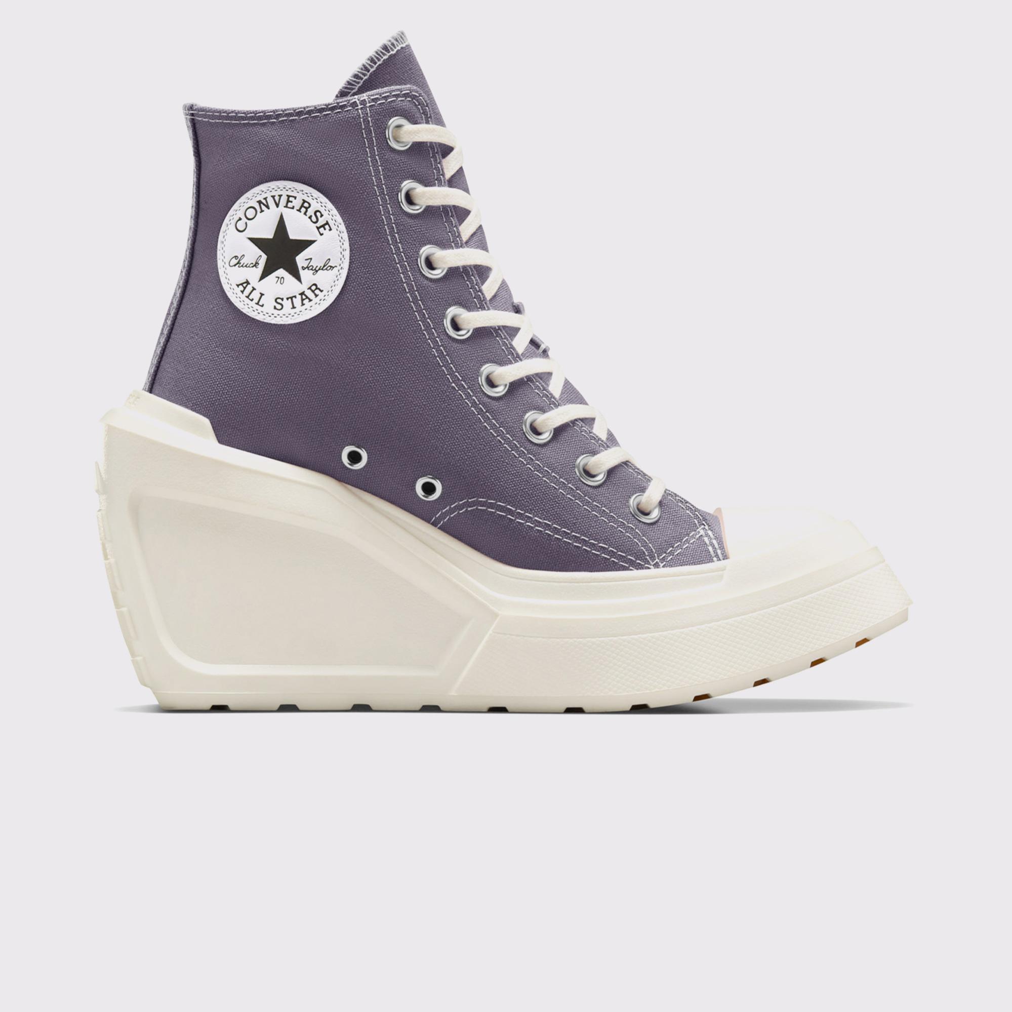 Converse Chuck 70 De Luxe Wedge Unisex Mor Platform Sneaker
