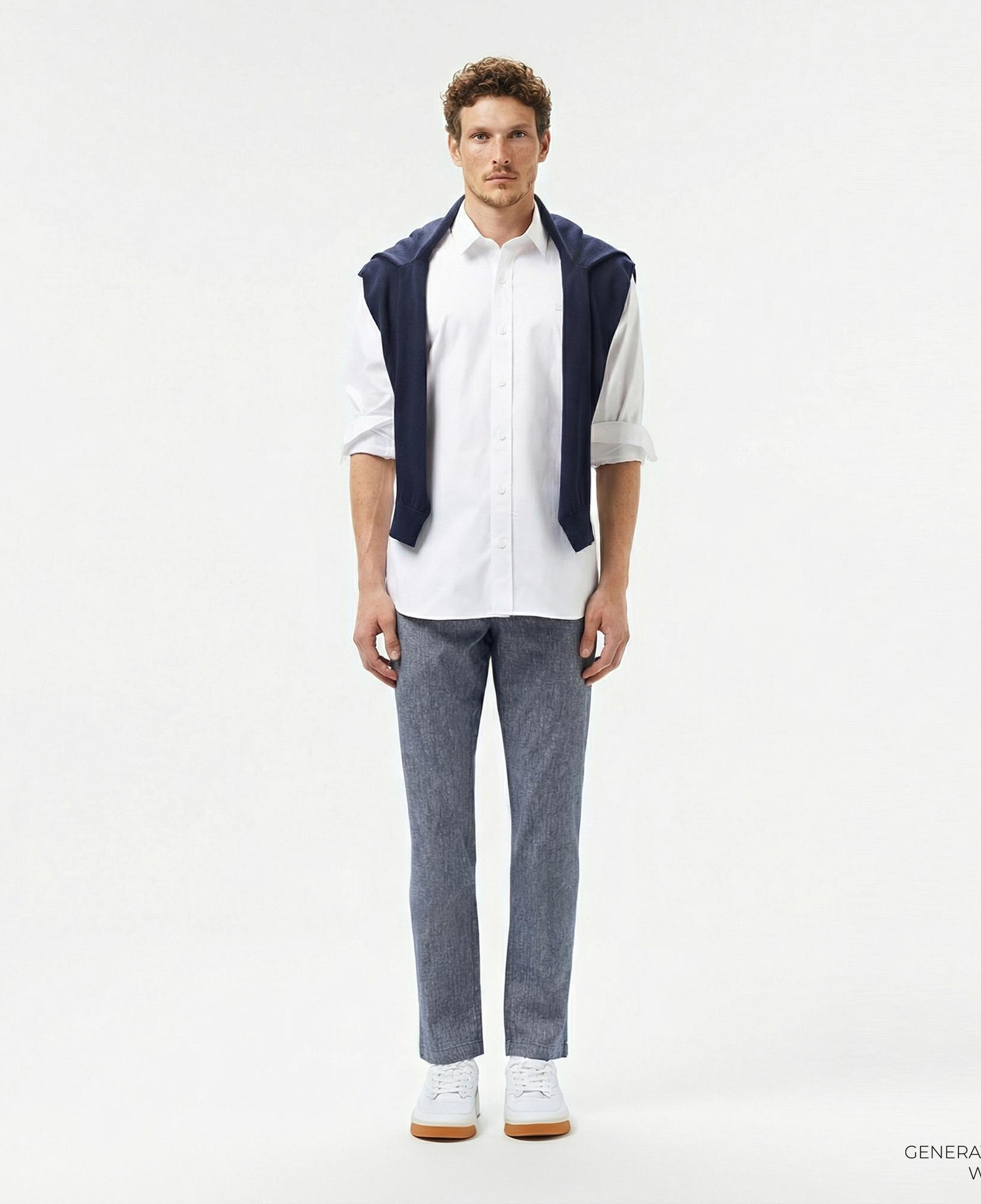 Lacoste Erkek Slim Fit Lacivert Pantolon