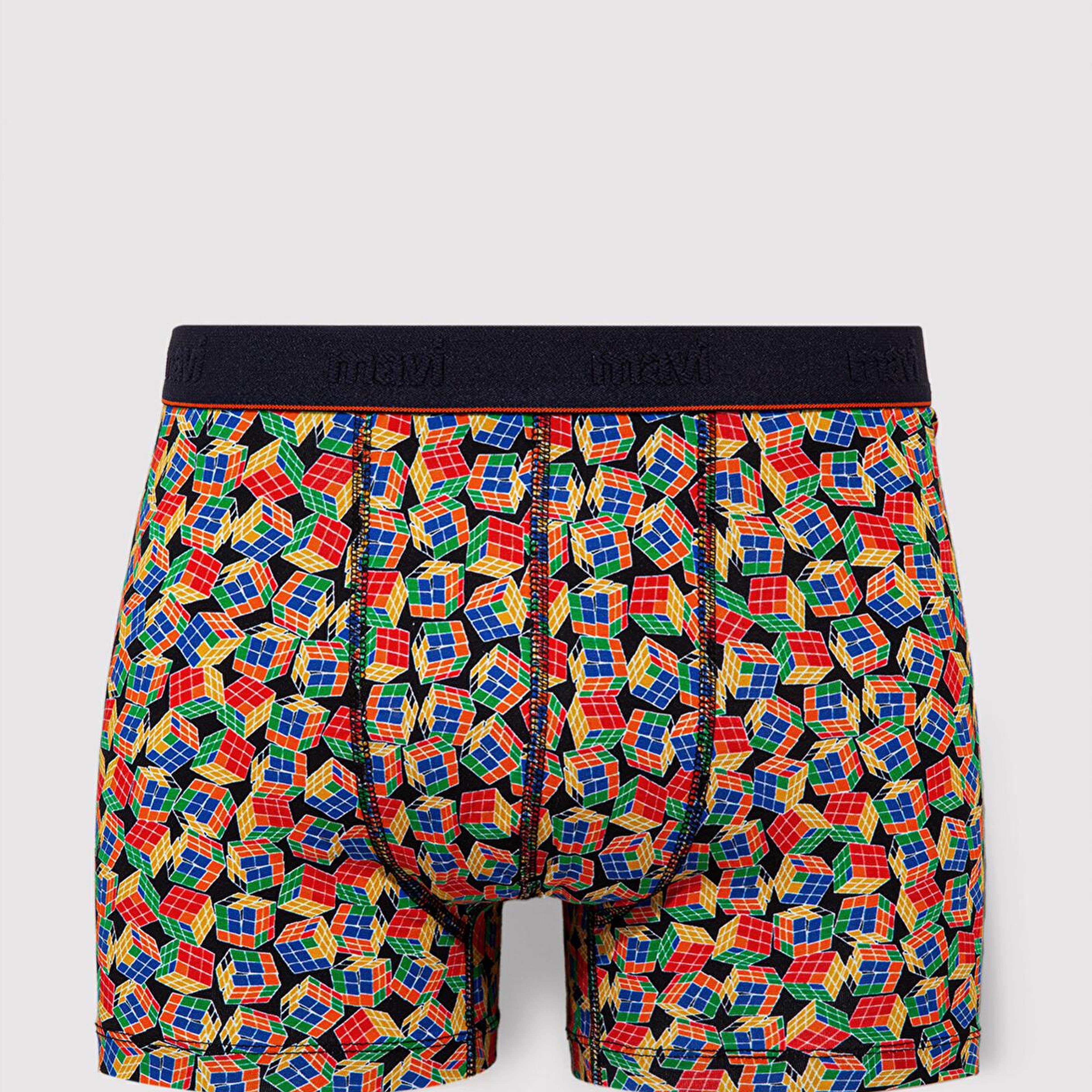 Mavi Baskılı Boxer 0910056-70477