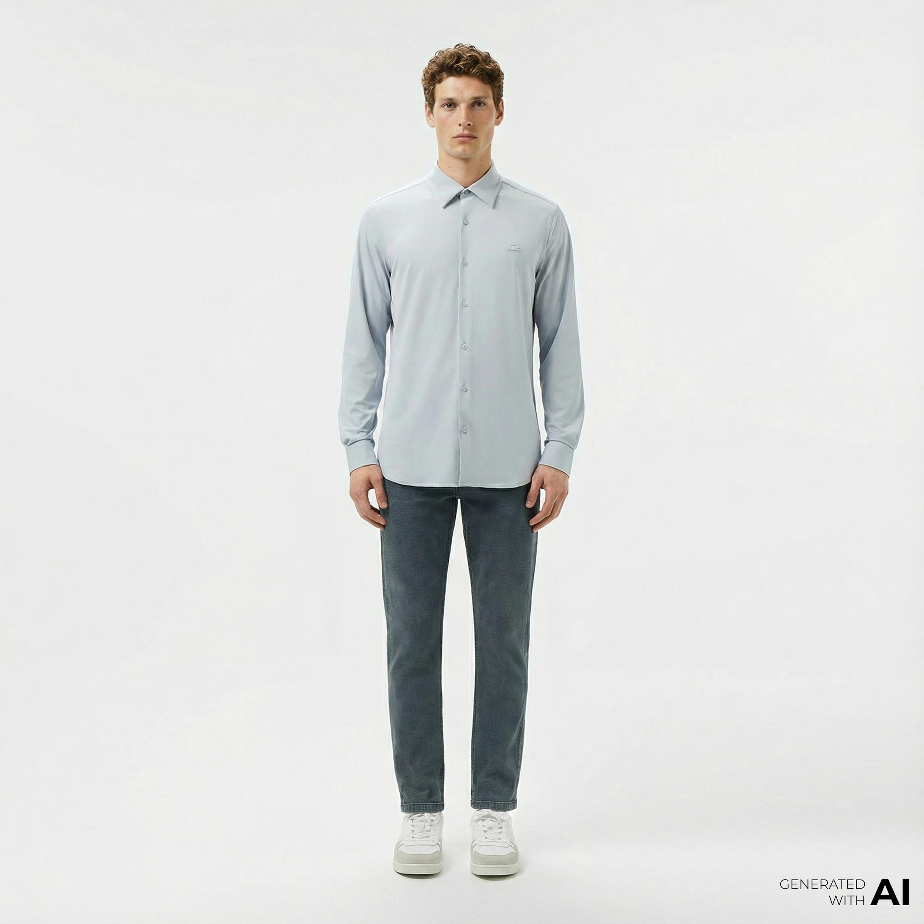 Lacoste Erkek Slim Fit Lacivert Jean Pantolon