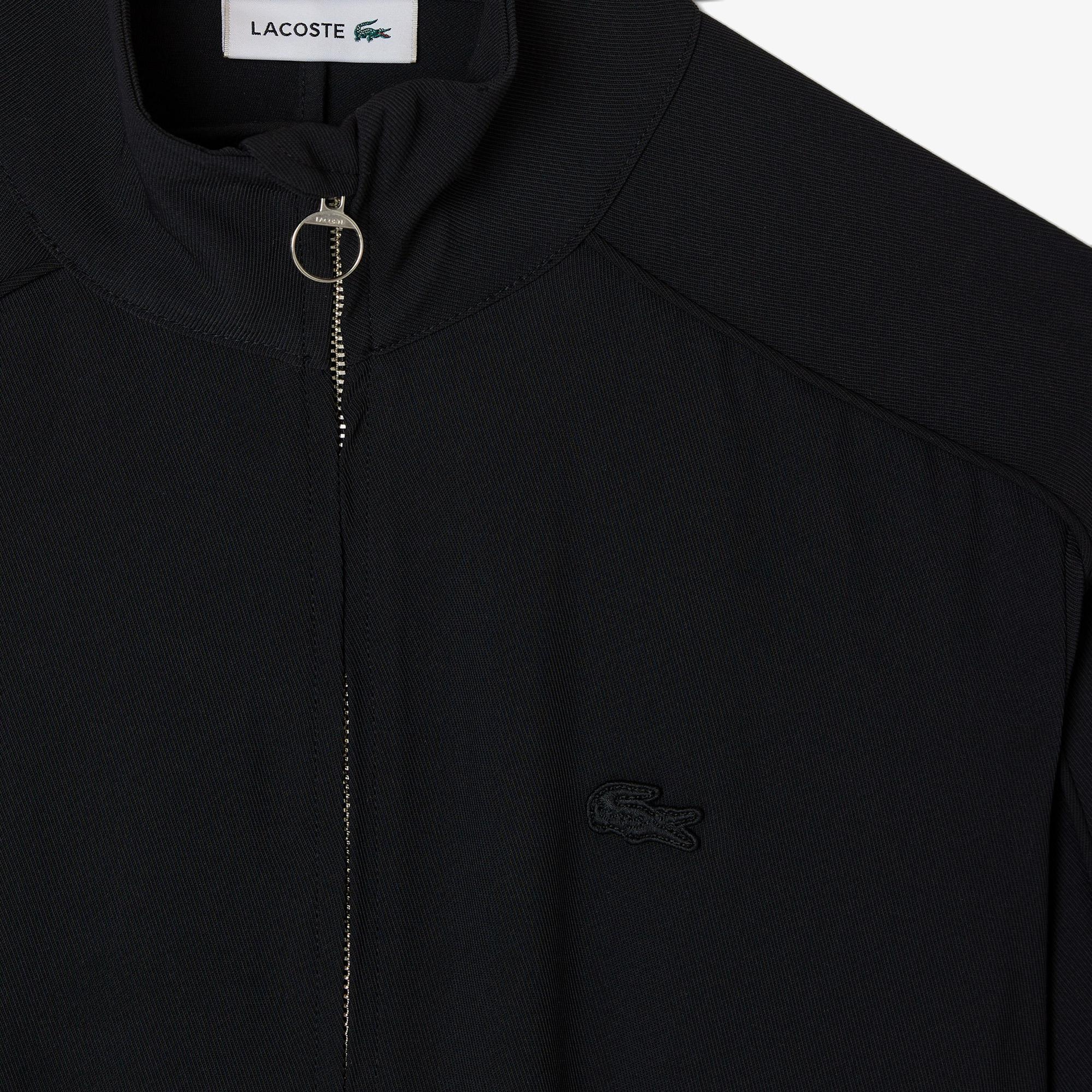 Lacoste Kadın Fermuarlı Siyah Ceket