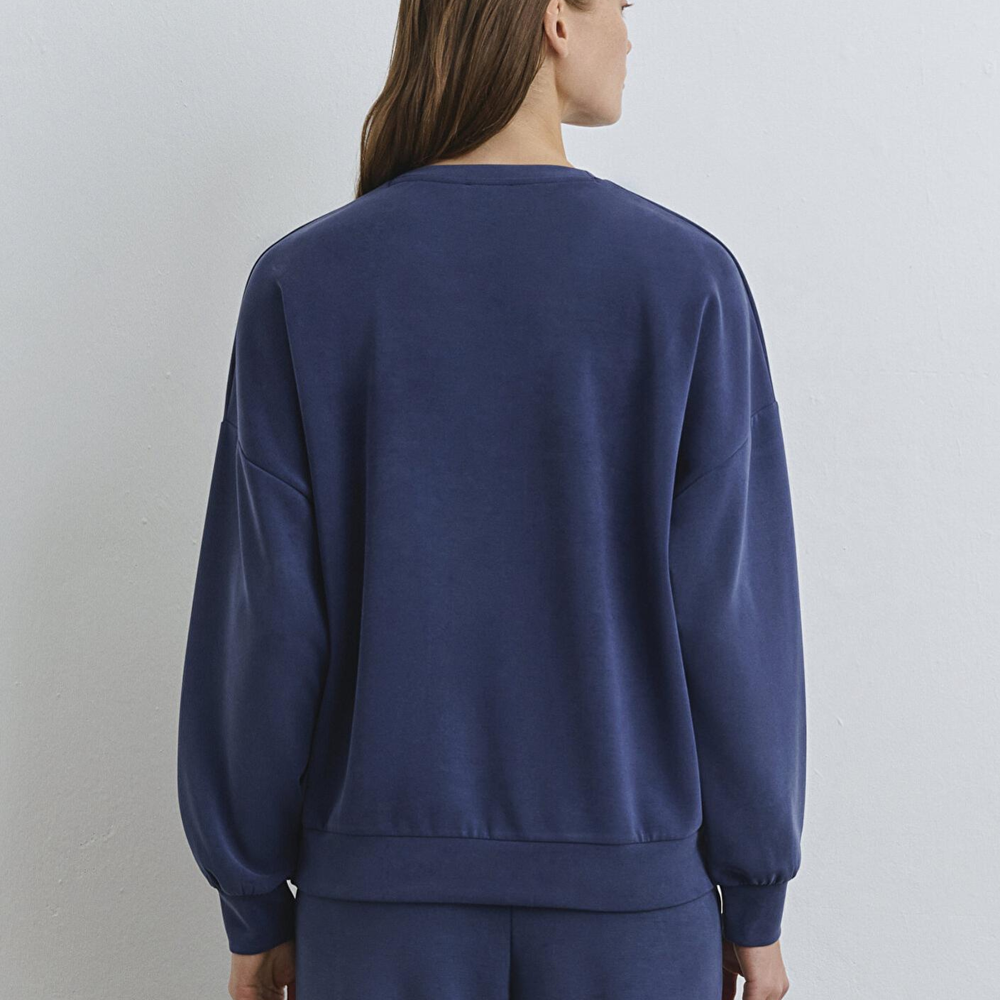 Mavi Lux Touch (TENCEL™) Modal Lacivert Sweatshirt 168837-70491