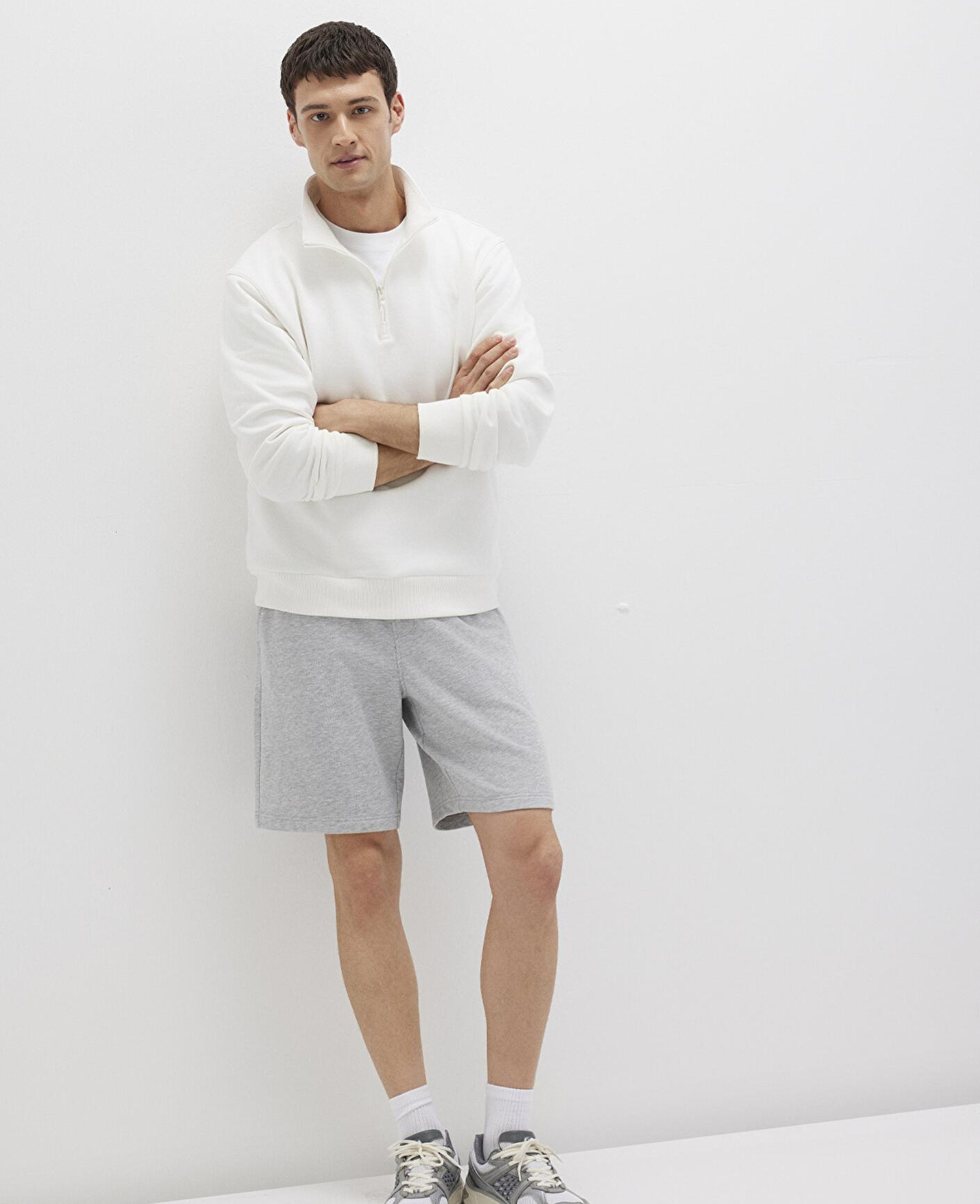 Mavi Gri Basic Şort 066935-35010