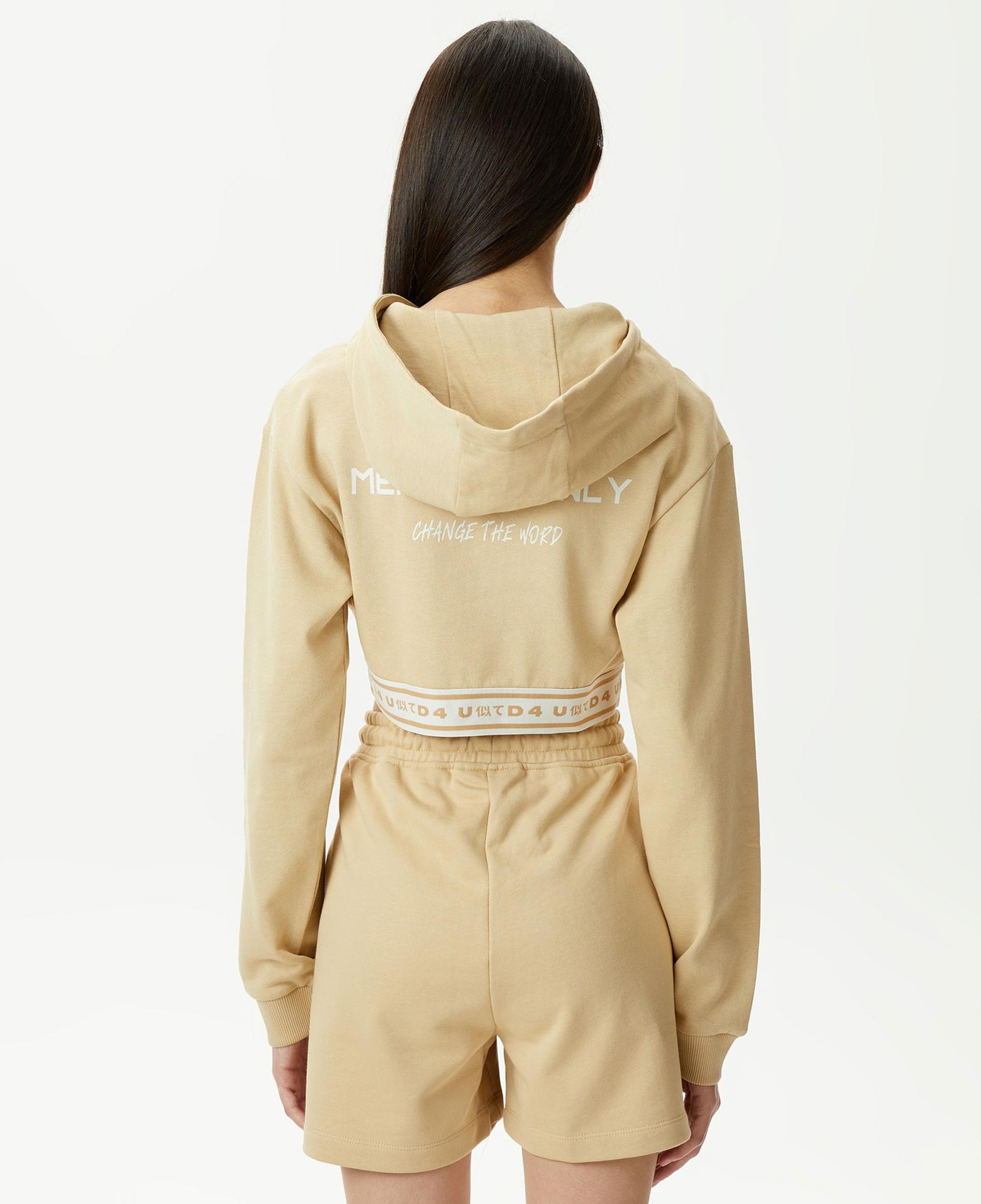 UNITED4 Classic Kadın Krem Hoodie