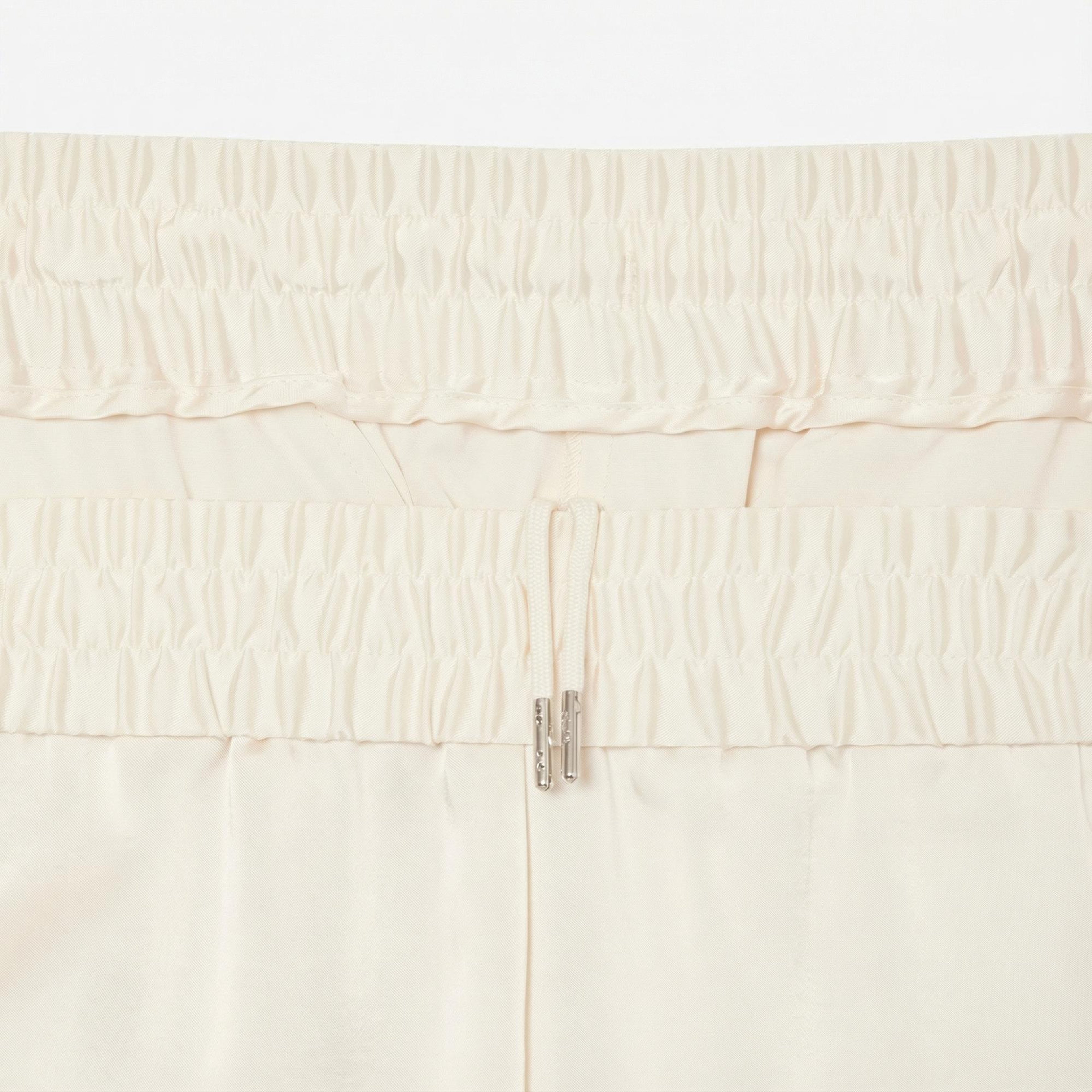 Lacoste Kadın Oversized Fit Krem Pantolon