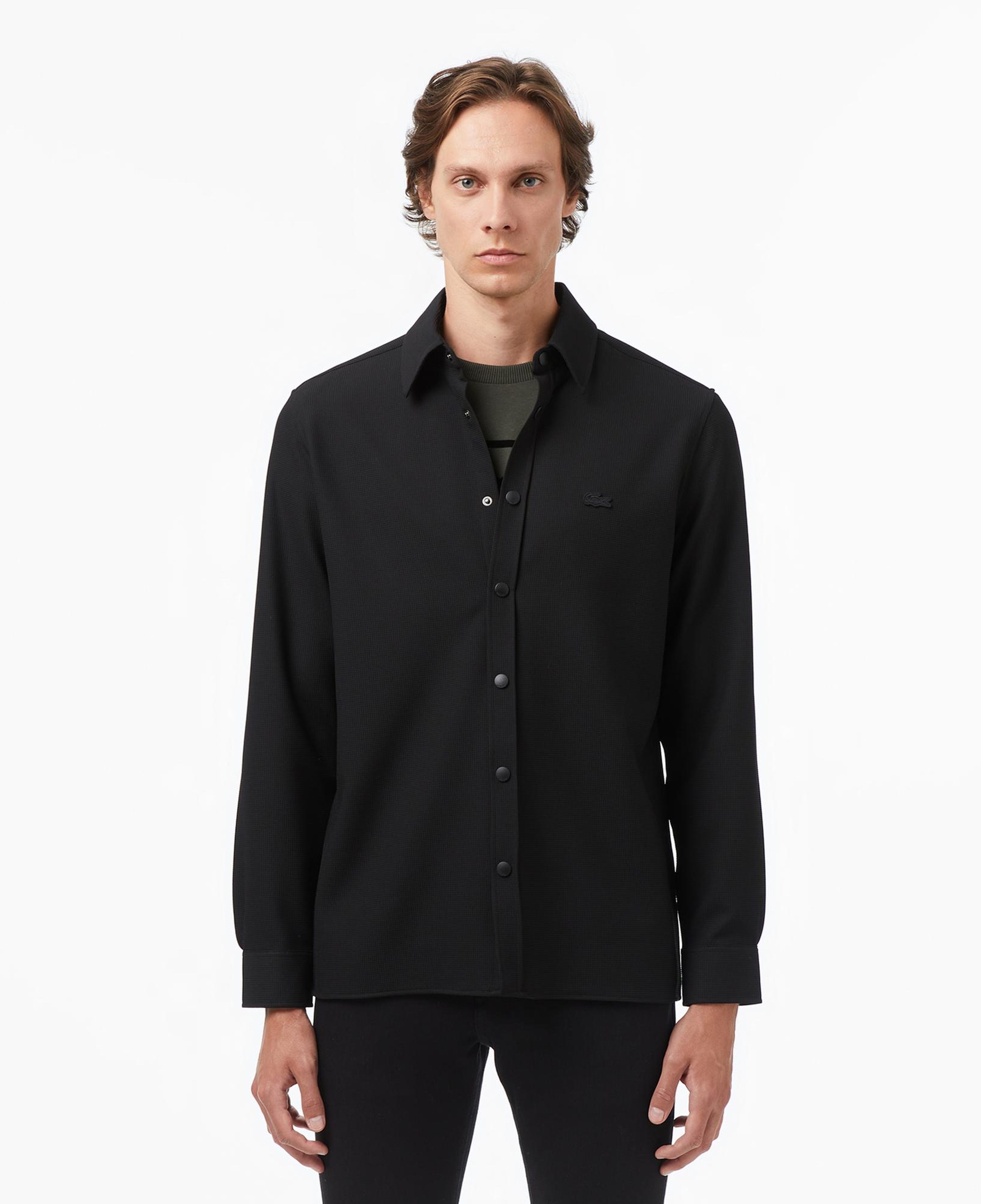 Lacoste Erkek Regular Fit Siyah Gömlek