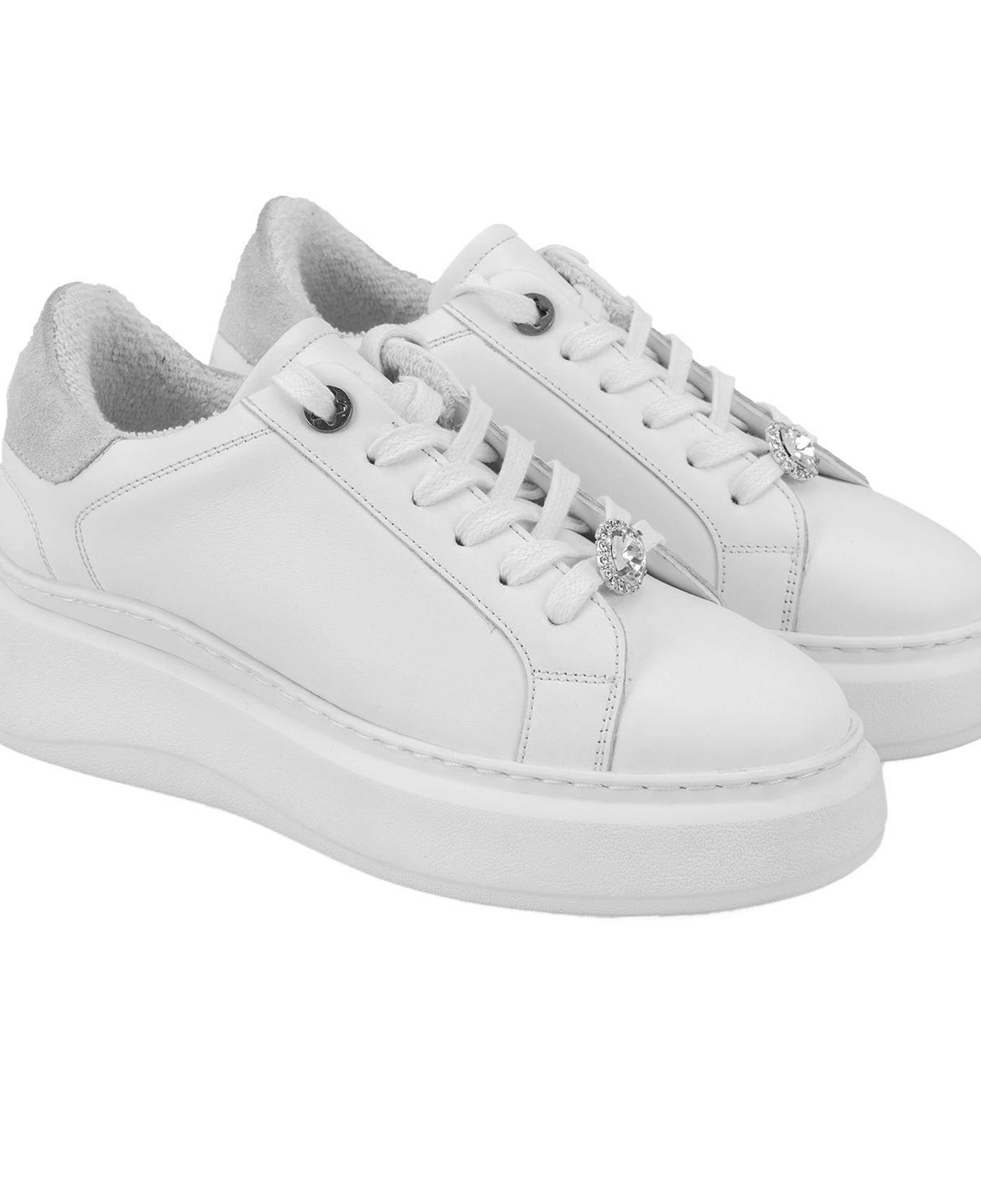 Kadın Beyaz Deri Spor Ayakkabı