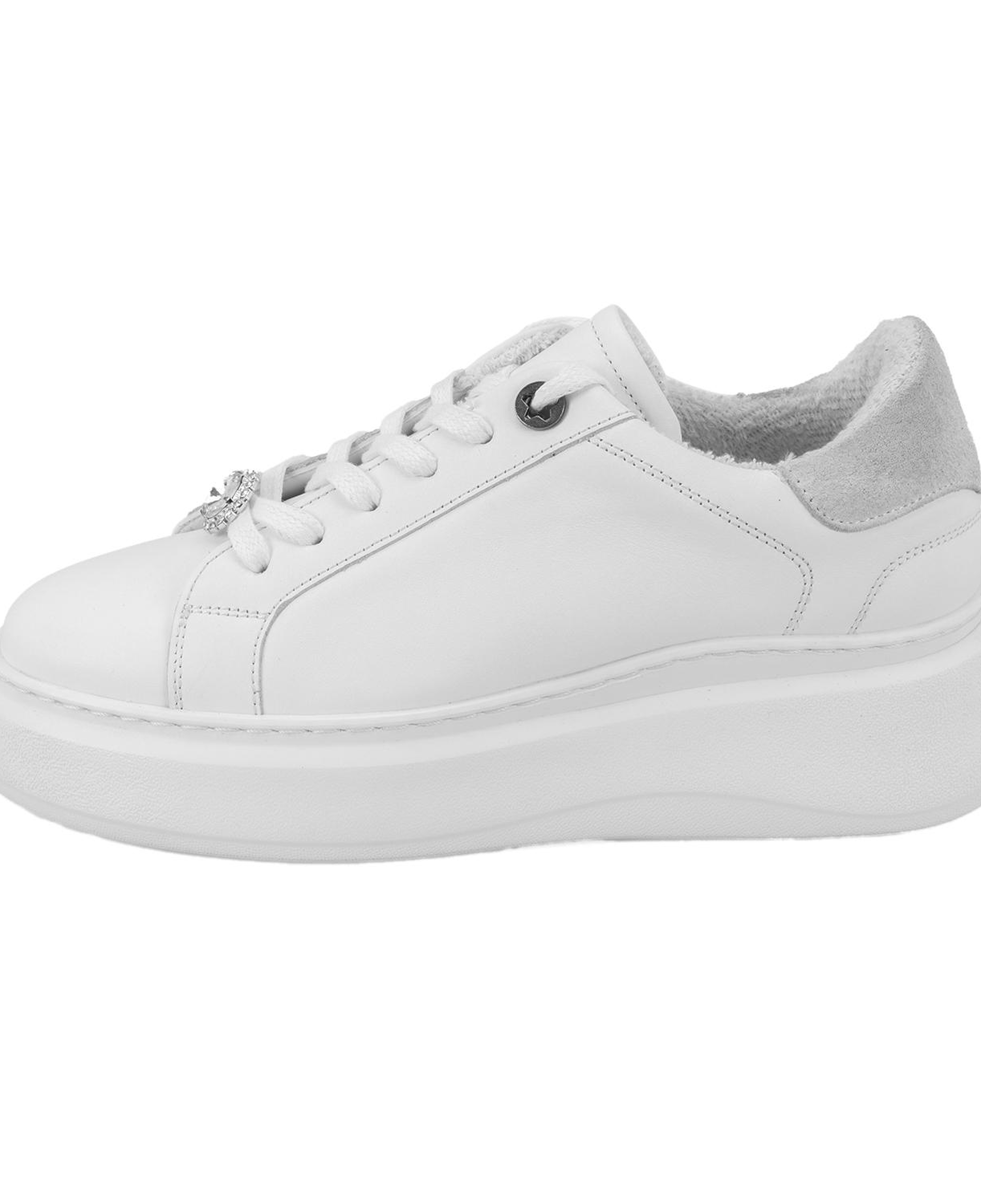 Kadın Beyaz Deri Spor Ayakkabı