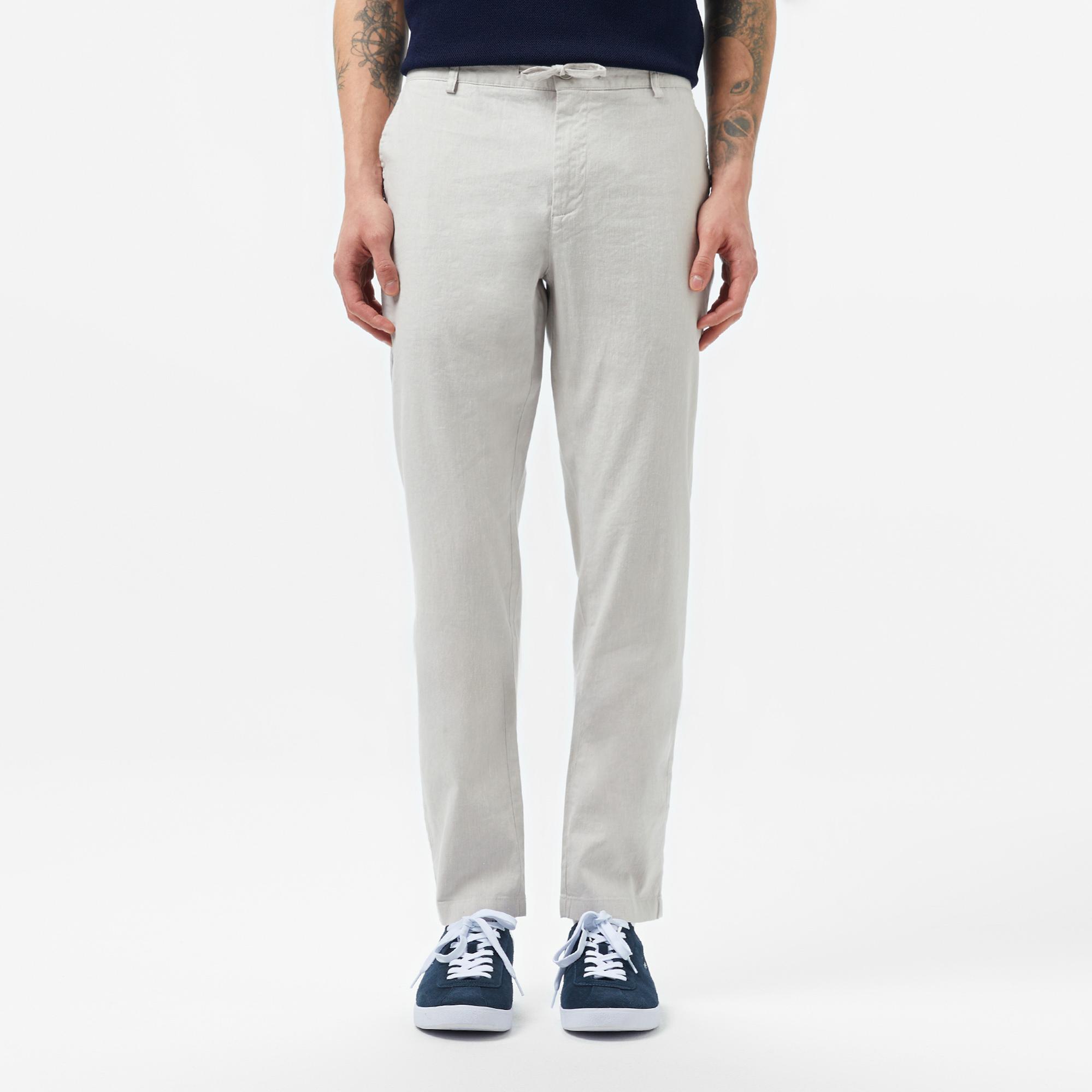 Lacoste Erkek Slim Fit Gri Pantolon