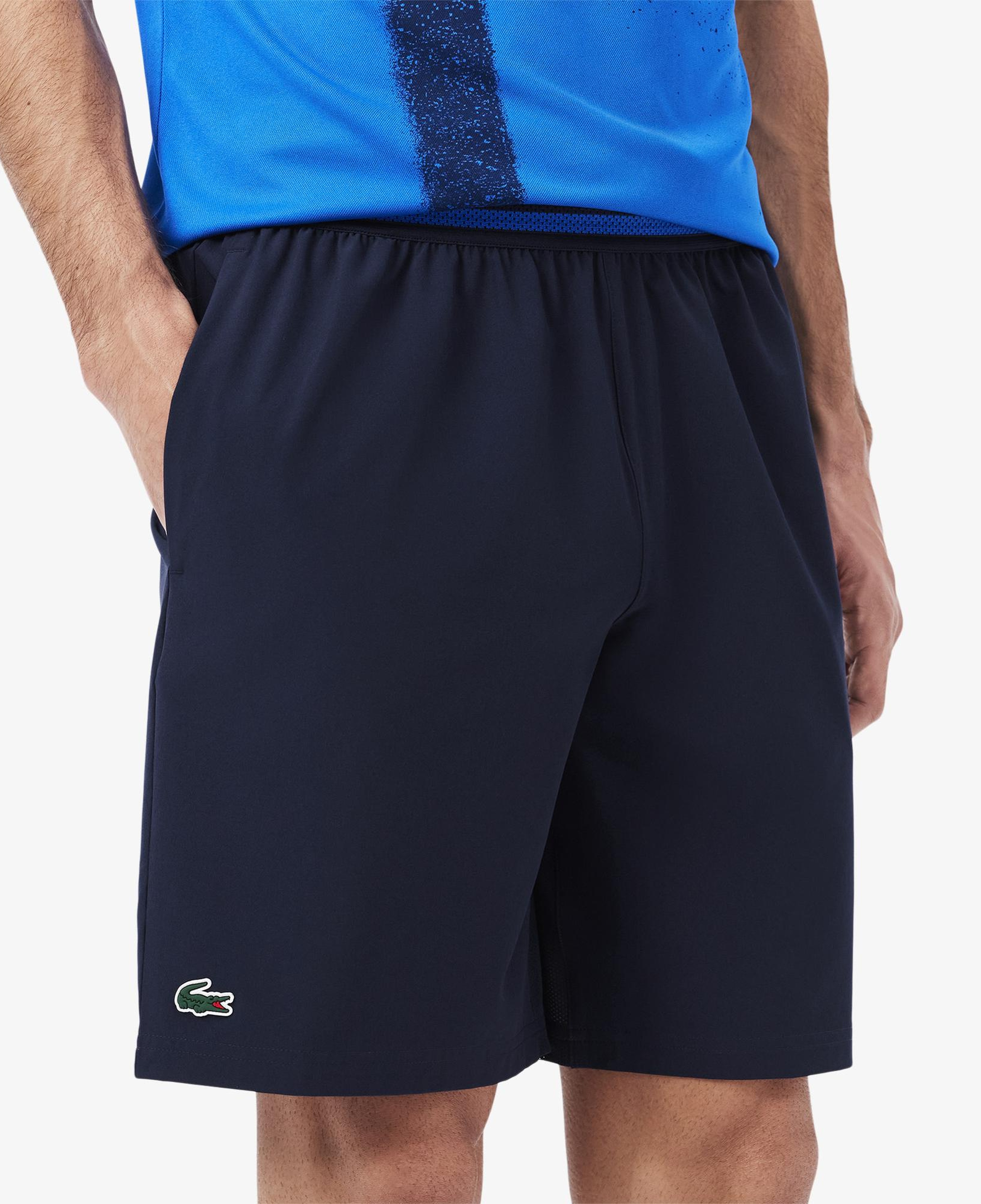 Lacoste Tennis x Novak Djokovic Erkek Lacivert Şort