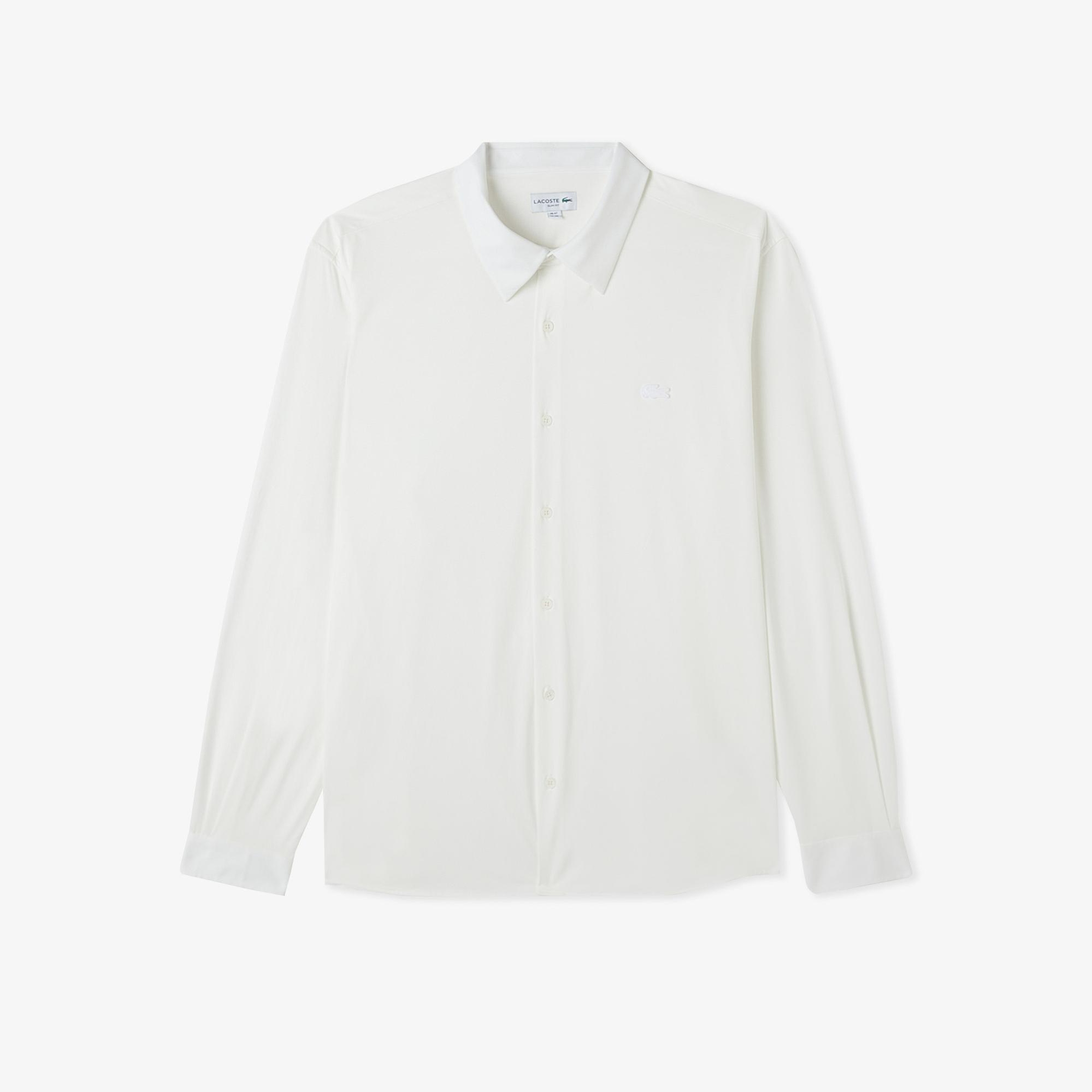 Lacoste Erkek Slim Fit Beyaz Gömlek