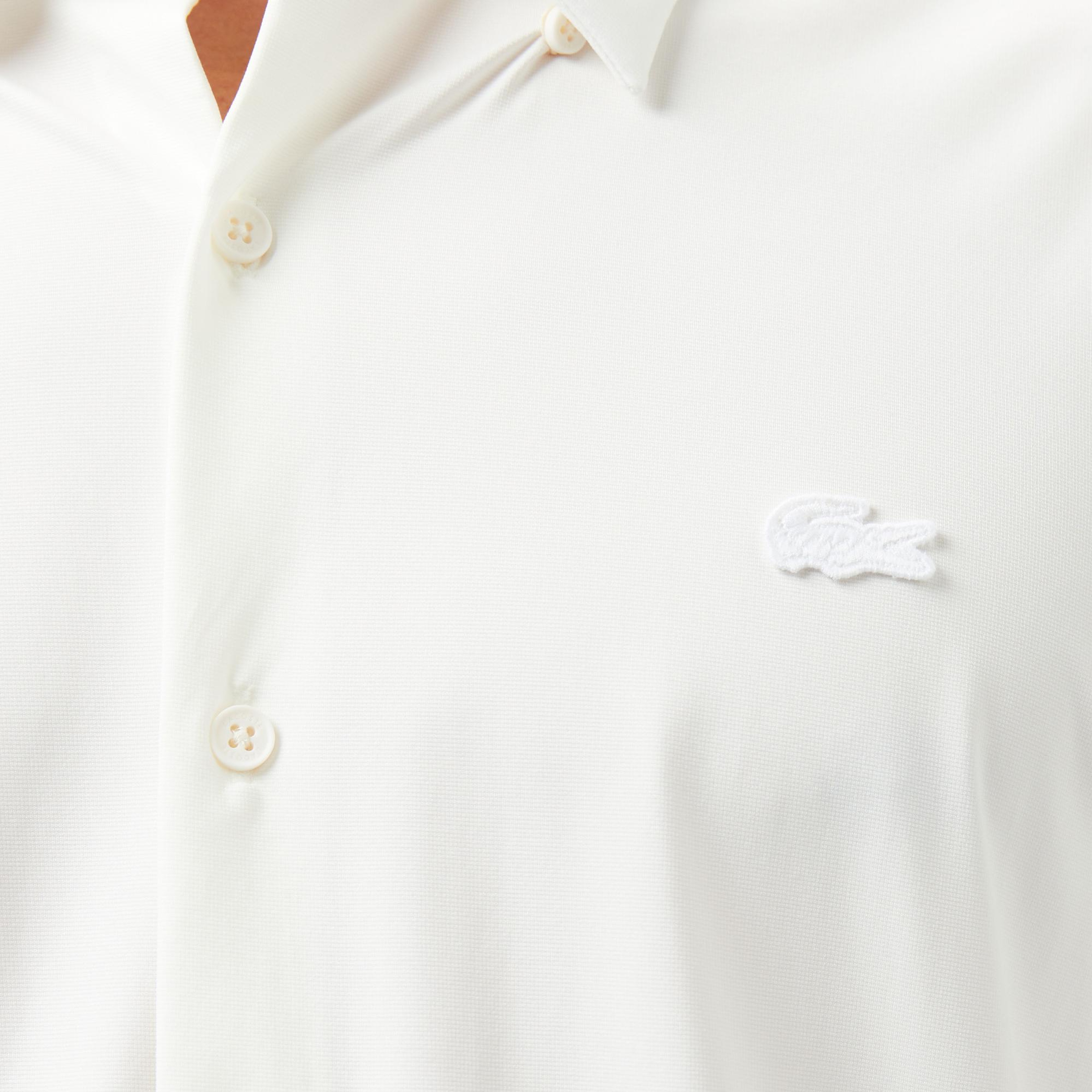 Lacoste Erkek Slim Fit Beyaz Gömlek