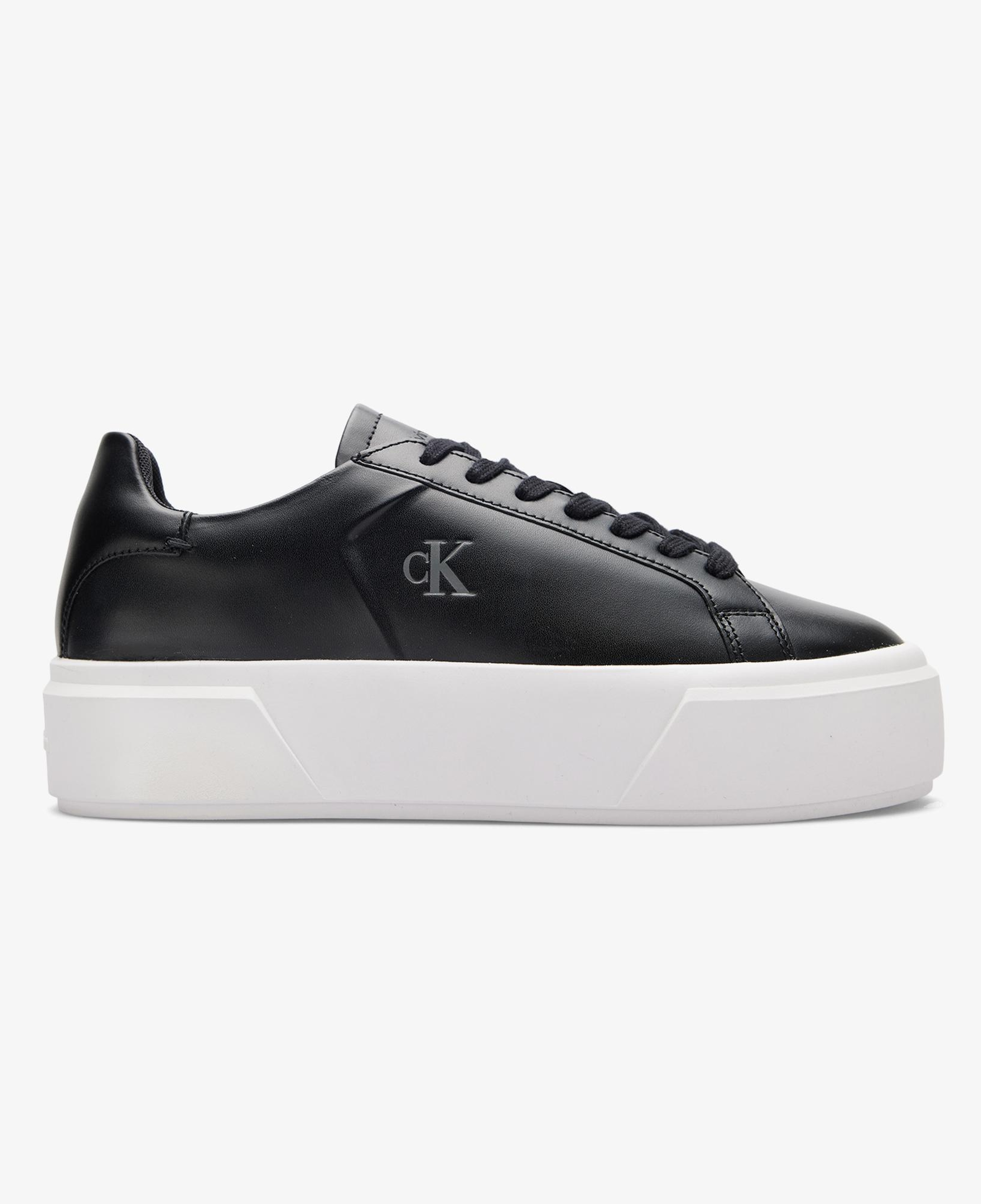 Calvin Klein Flatform Lace Up Kadın Siyah Sneaker