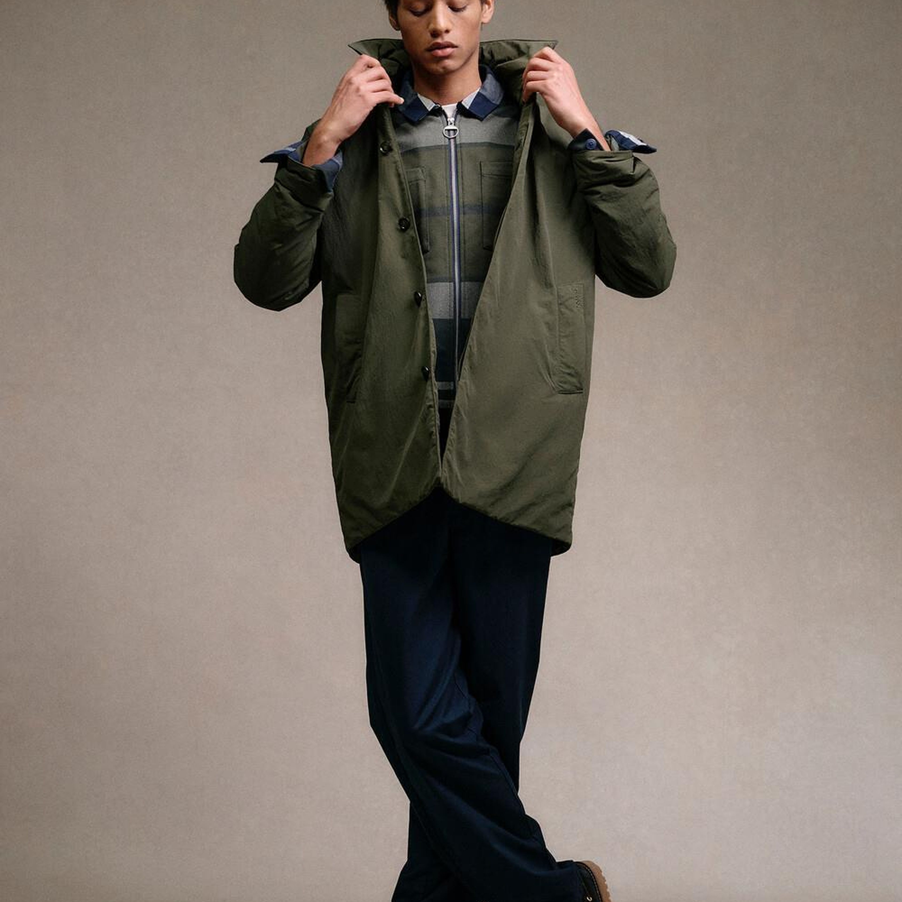 Barbour Wadded Lorden Showerproof Ceket