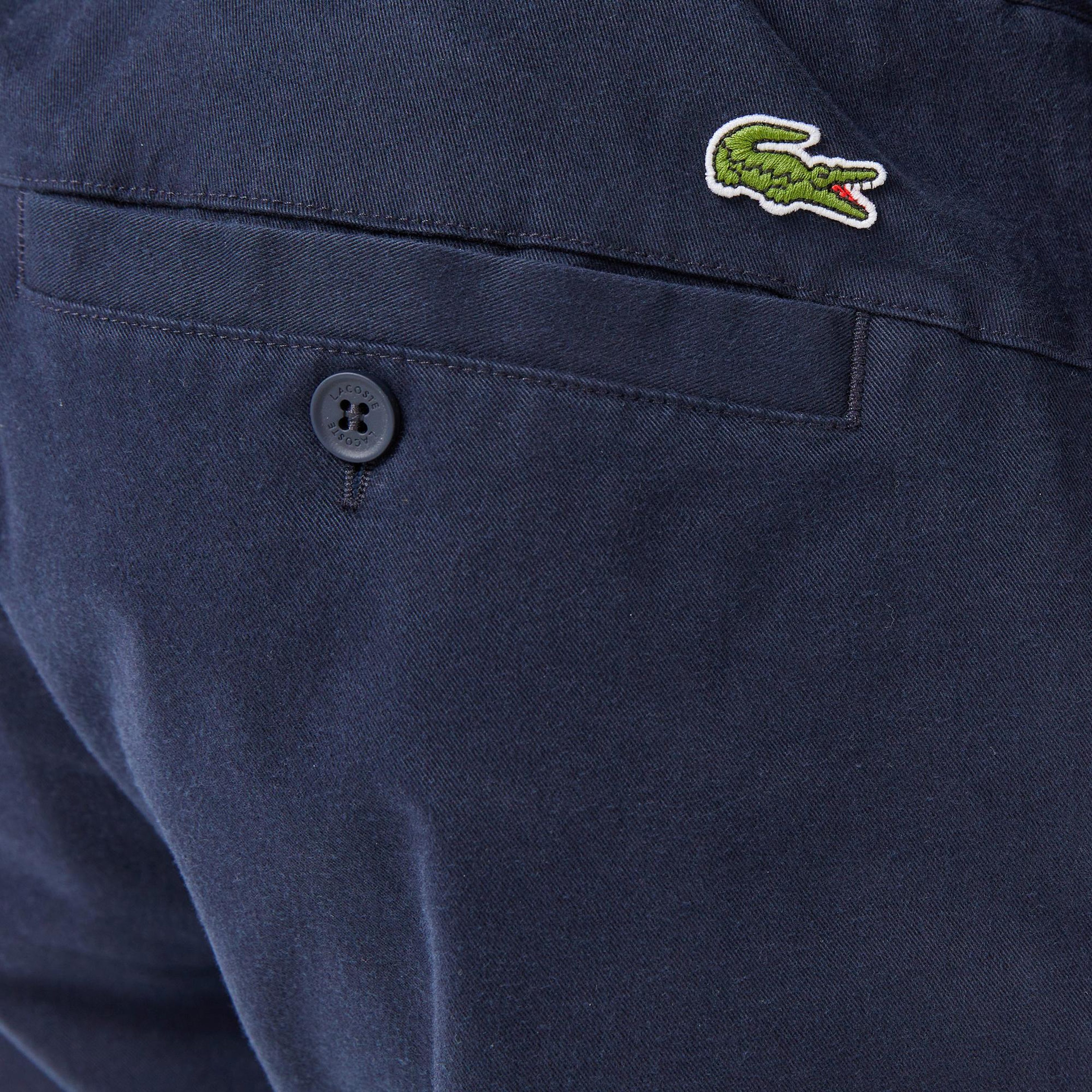Lacoste Erkek Slim Fit Lacivert Chino Pantolon