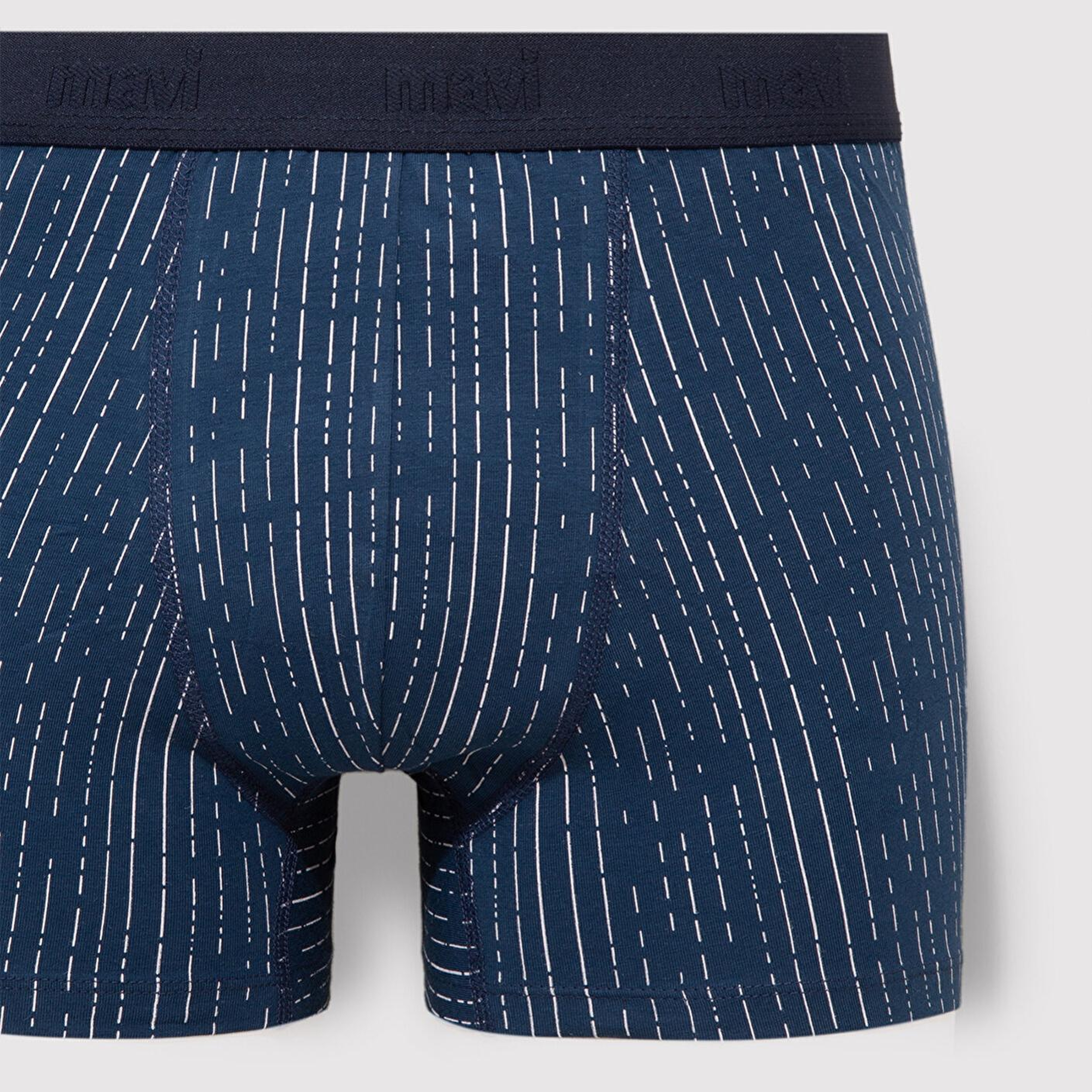 Mavi Çizgili Lacivert Boxer 092662-34340