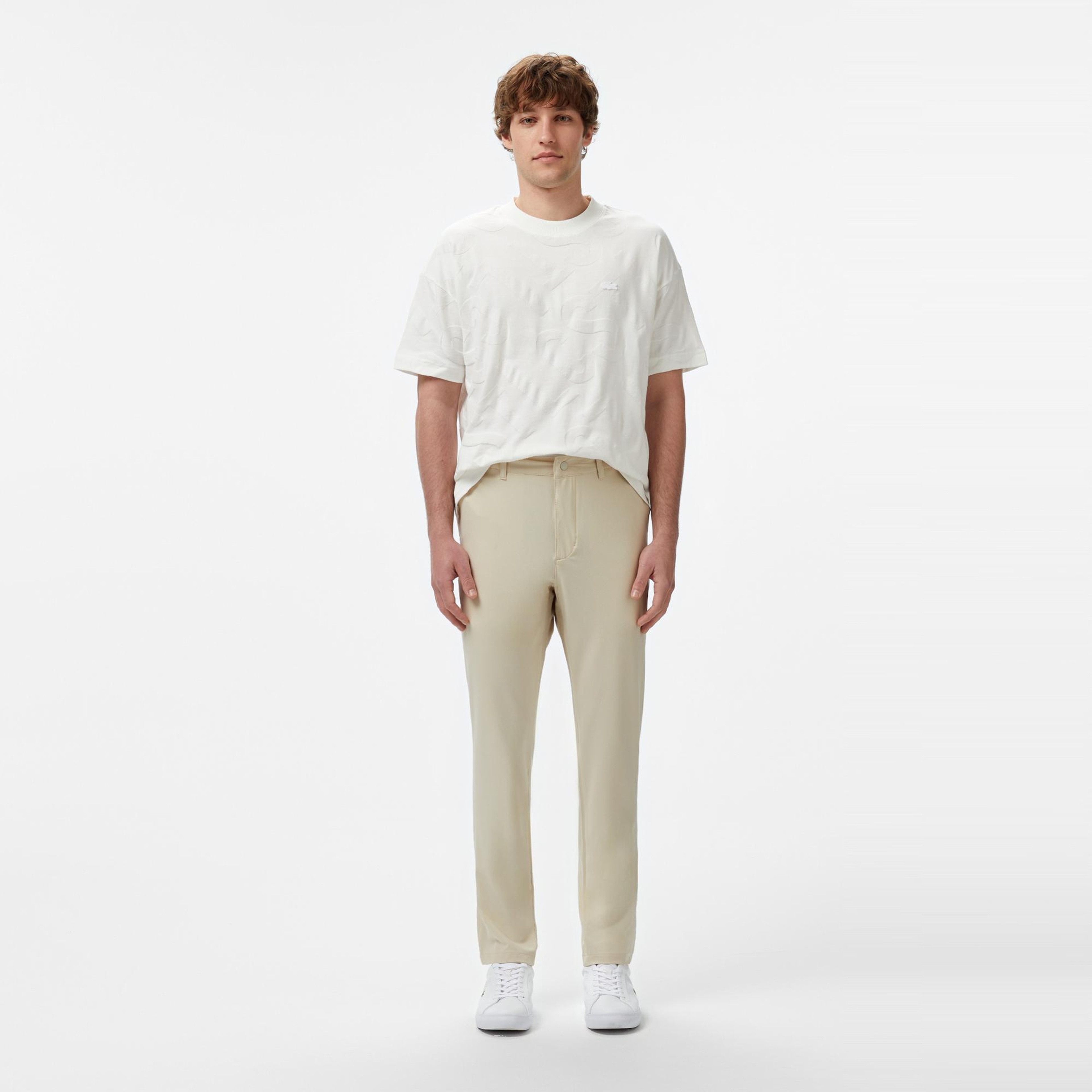 Lacoste Erkek Tapered Fit Bej Pantolon