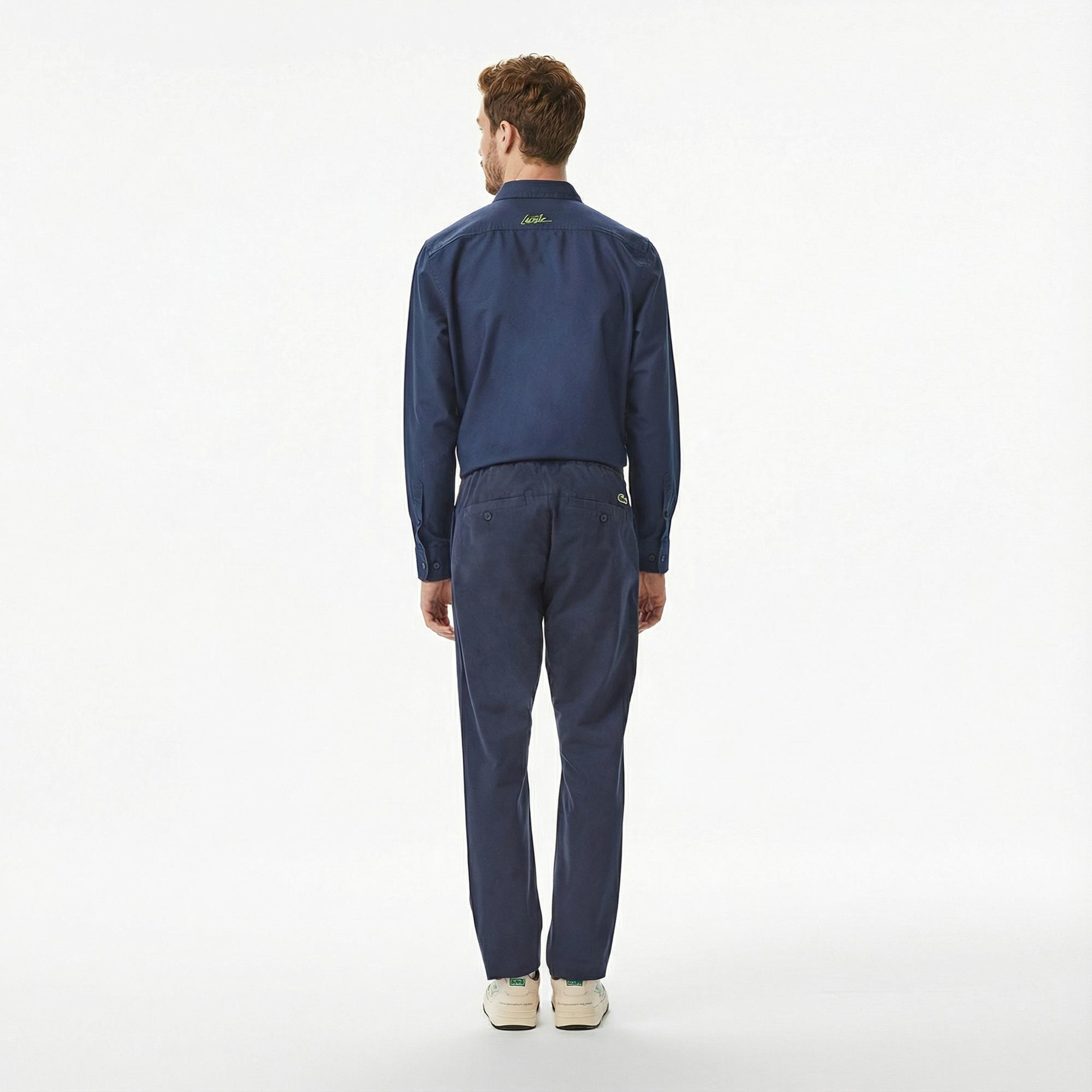 Lacoste Erkek Slim Fit Lacivert Chino Pantolon