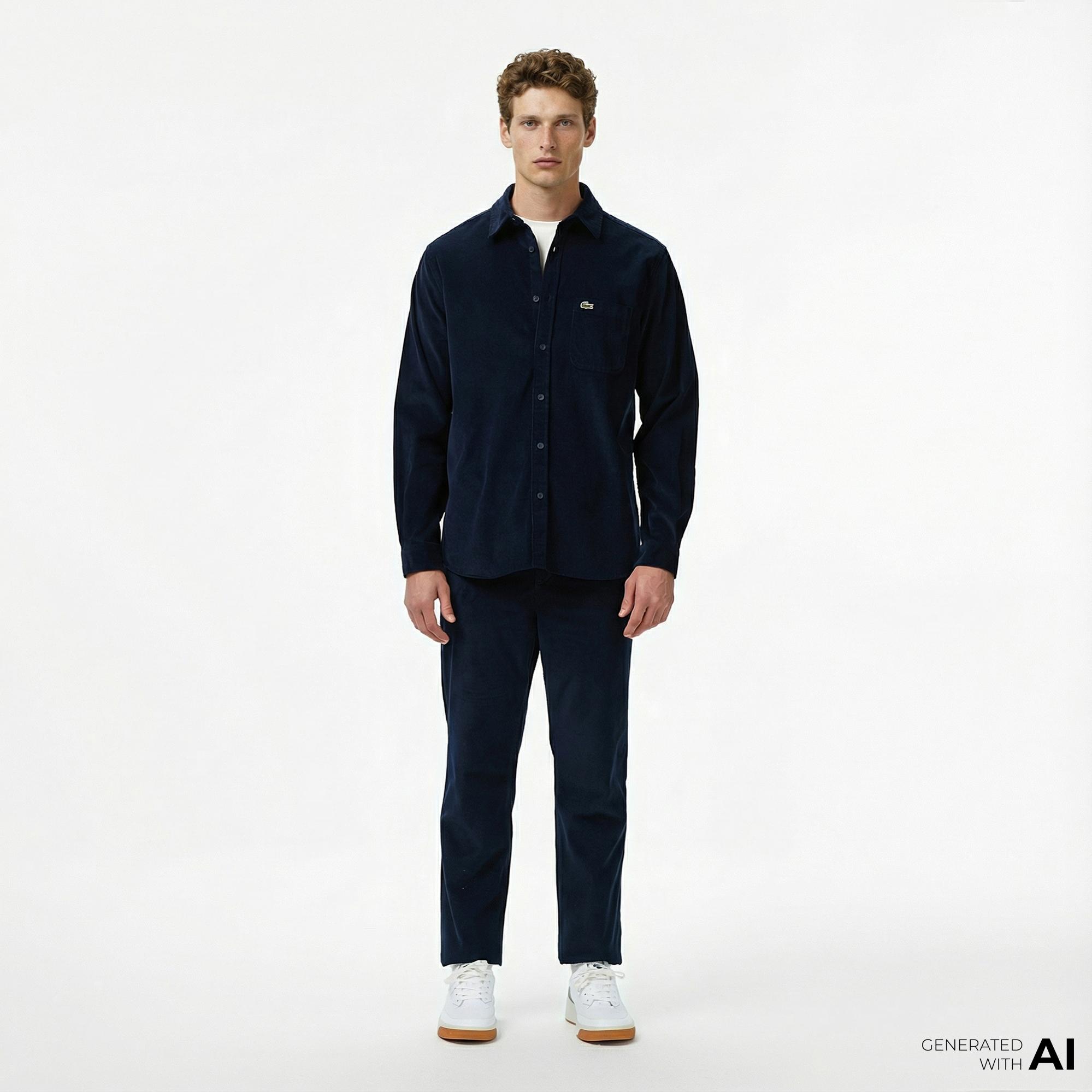 Lacoste Erkek Regular Fit Lacivert Pantolon