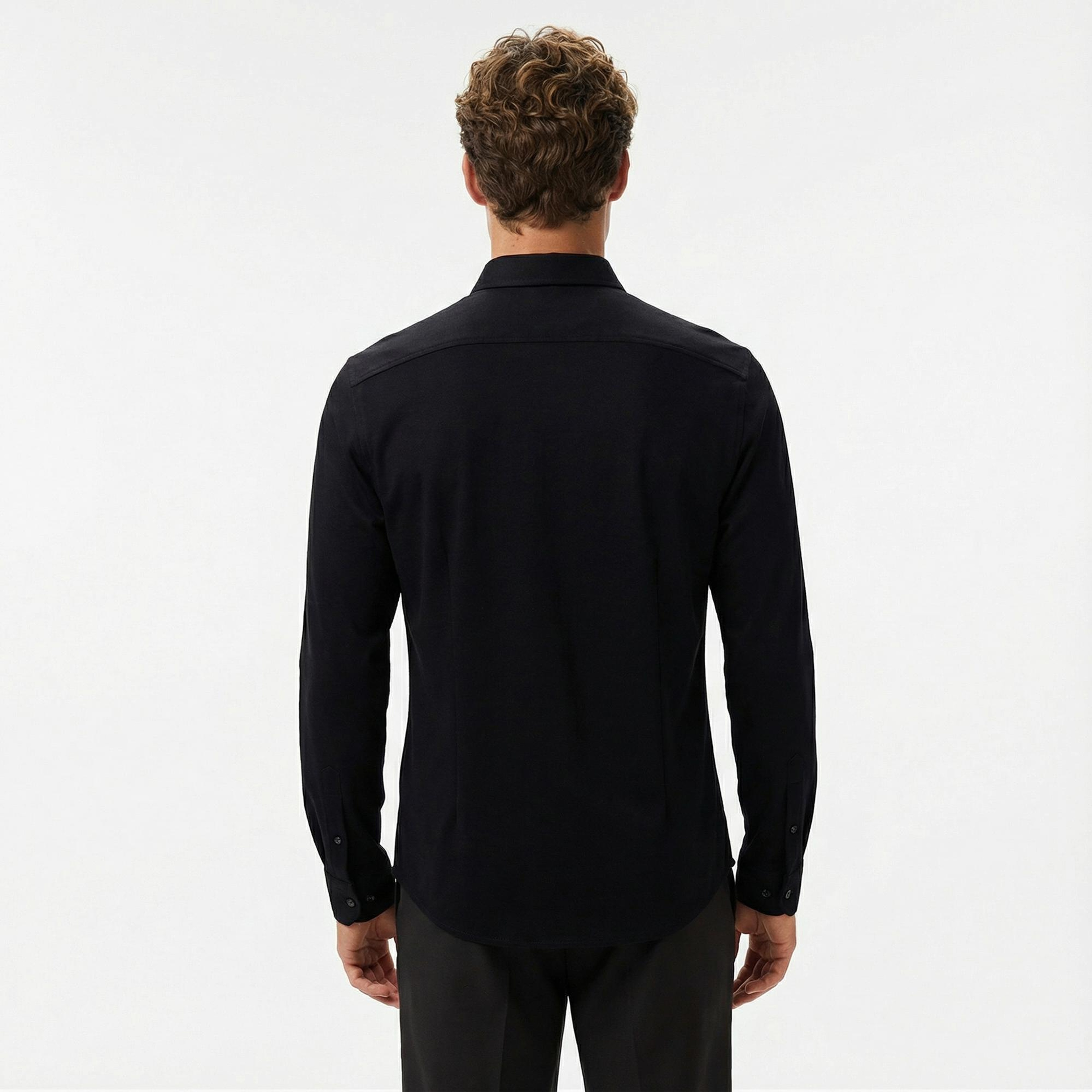 Boss Motion Erkek Siyah Gömlek