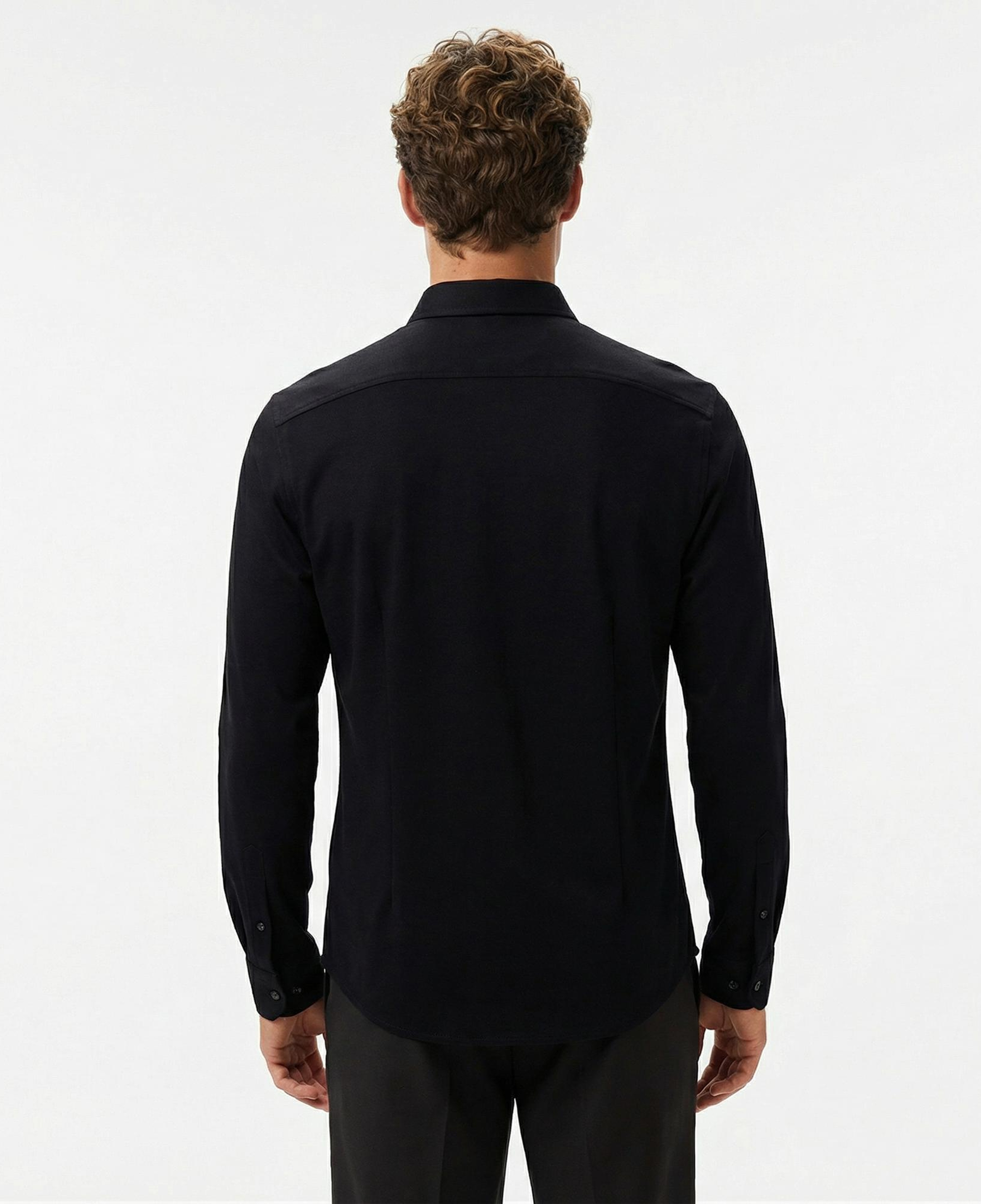Boss Motion Erkek Siyah Gömlek