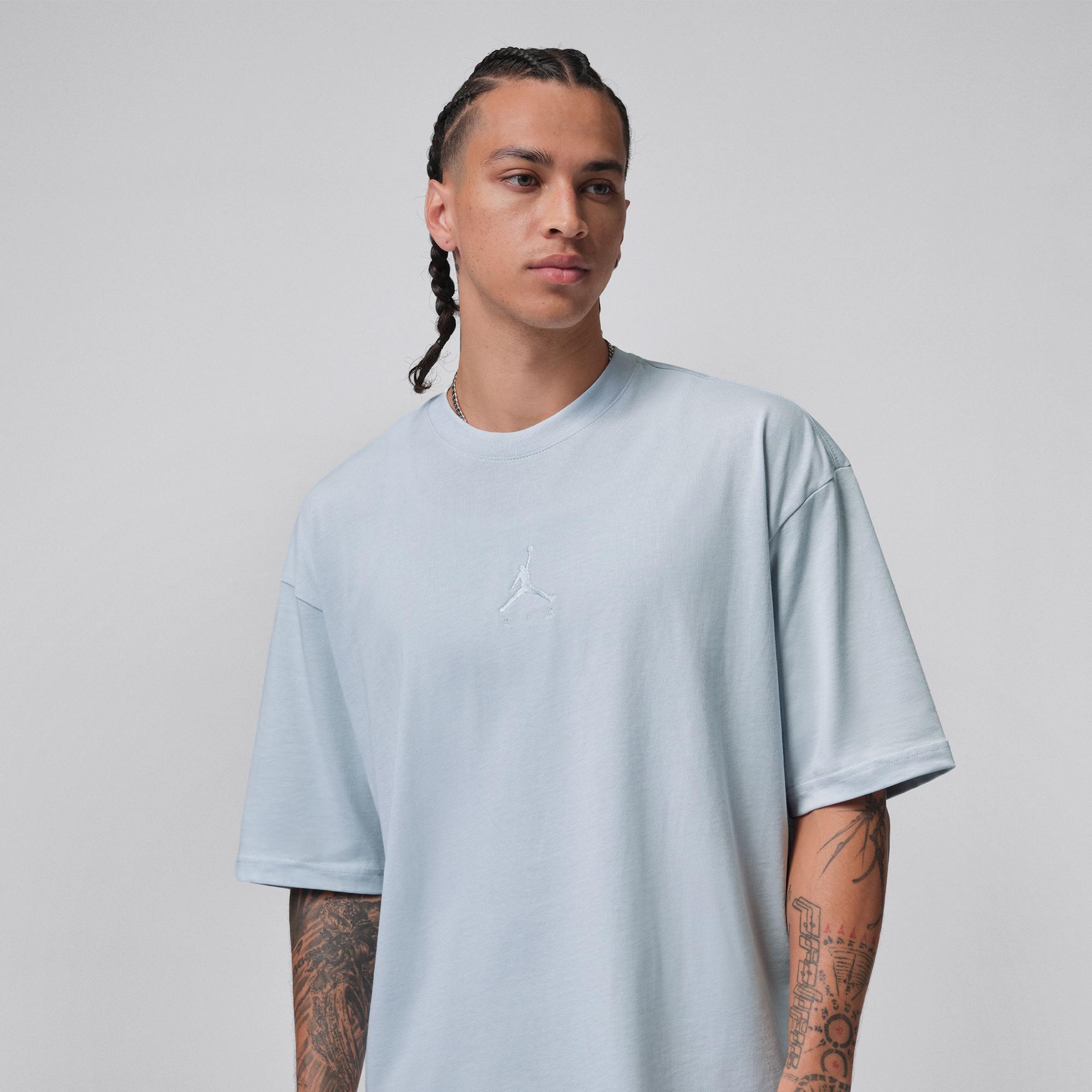 Jordan Flight Essentials Erkek Mavi T-Shirt