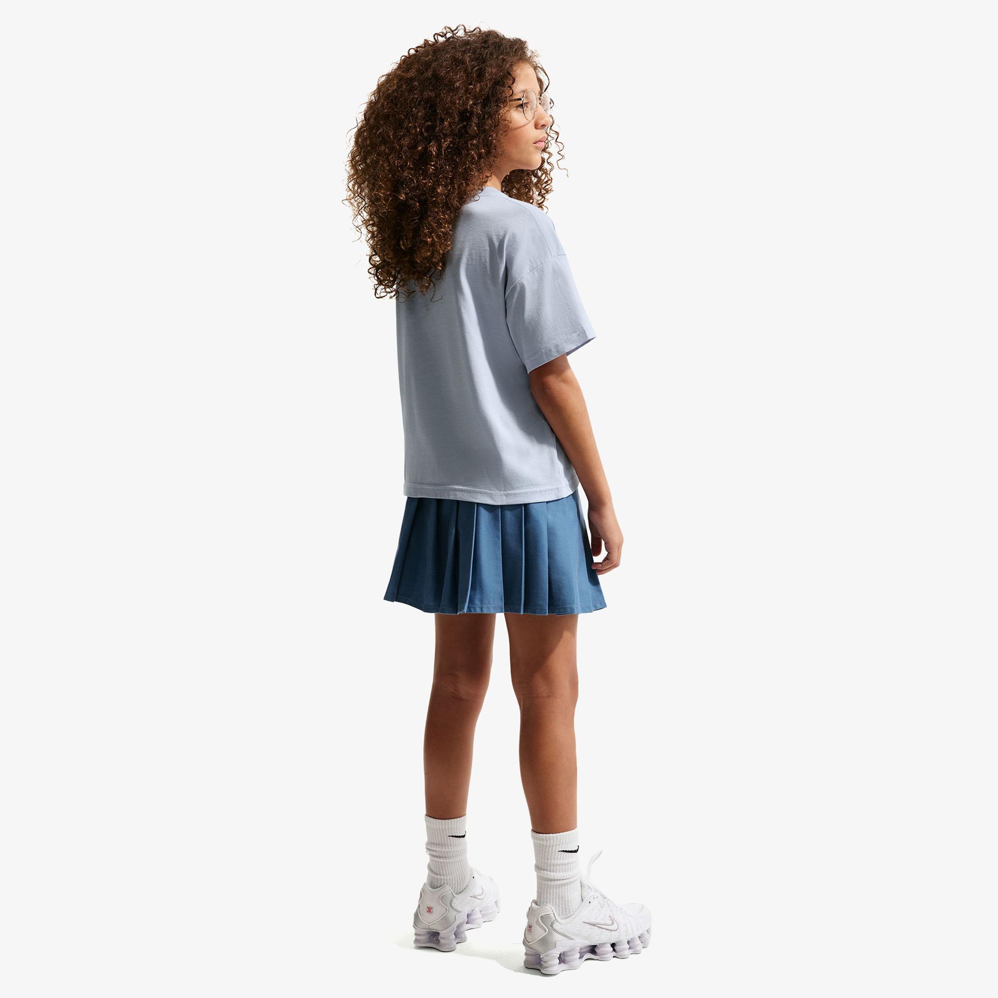 Nike Sportswear Essential Çocuk Mavi T-Shirt