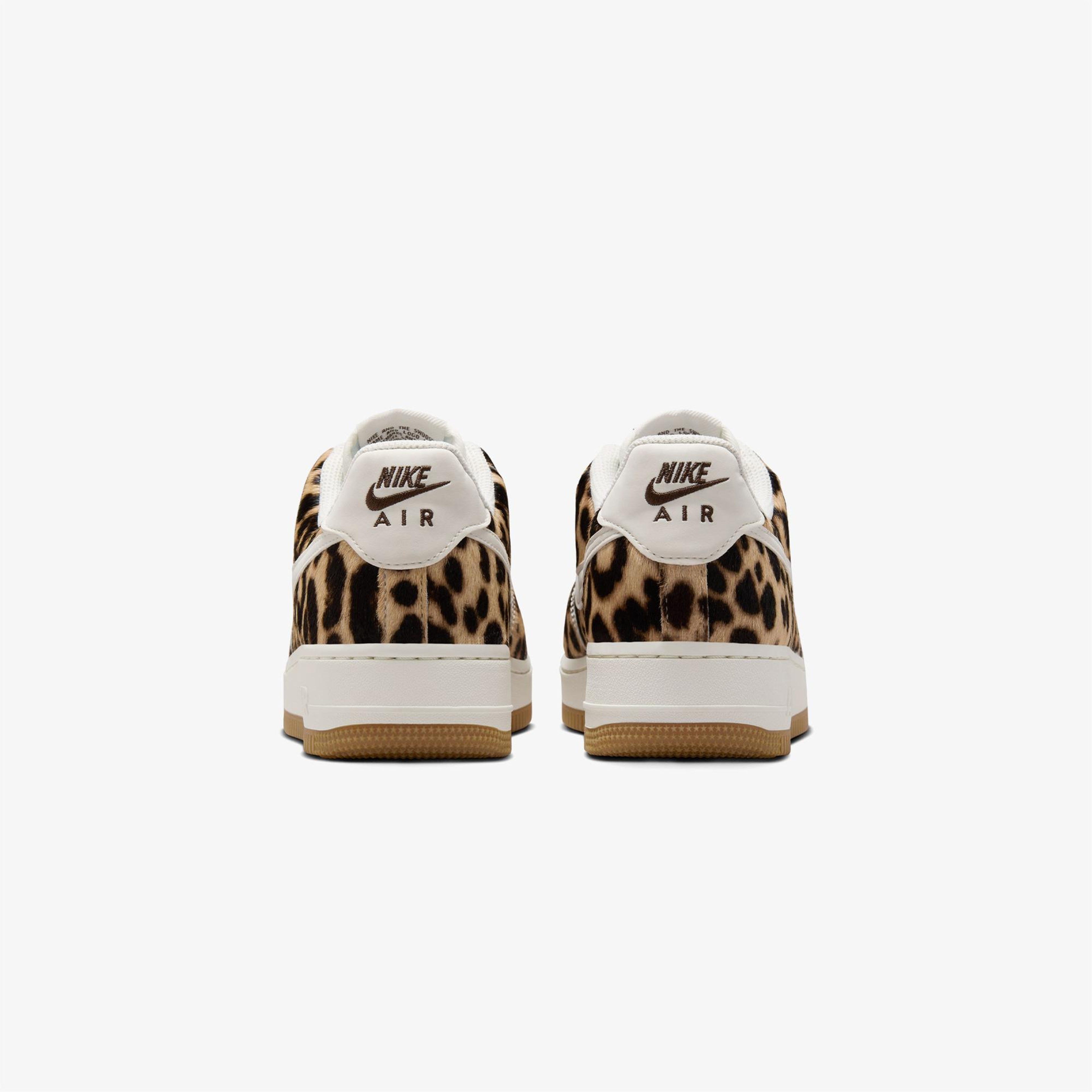 Nike Air Force 1 '07 Leopar Kadın Kahverengi Spor Ayakkabı