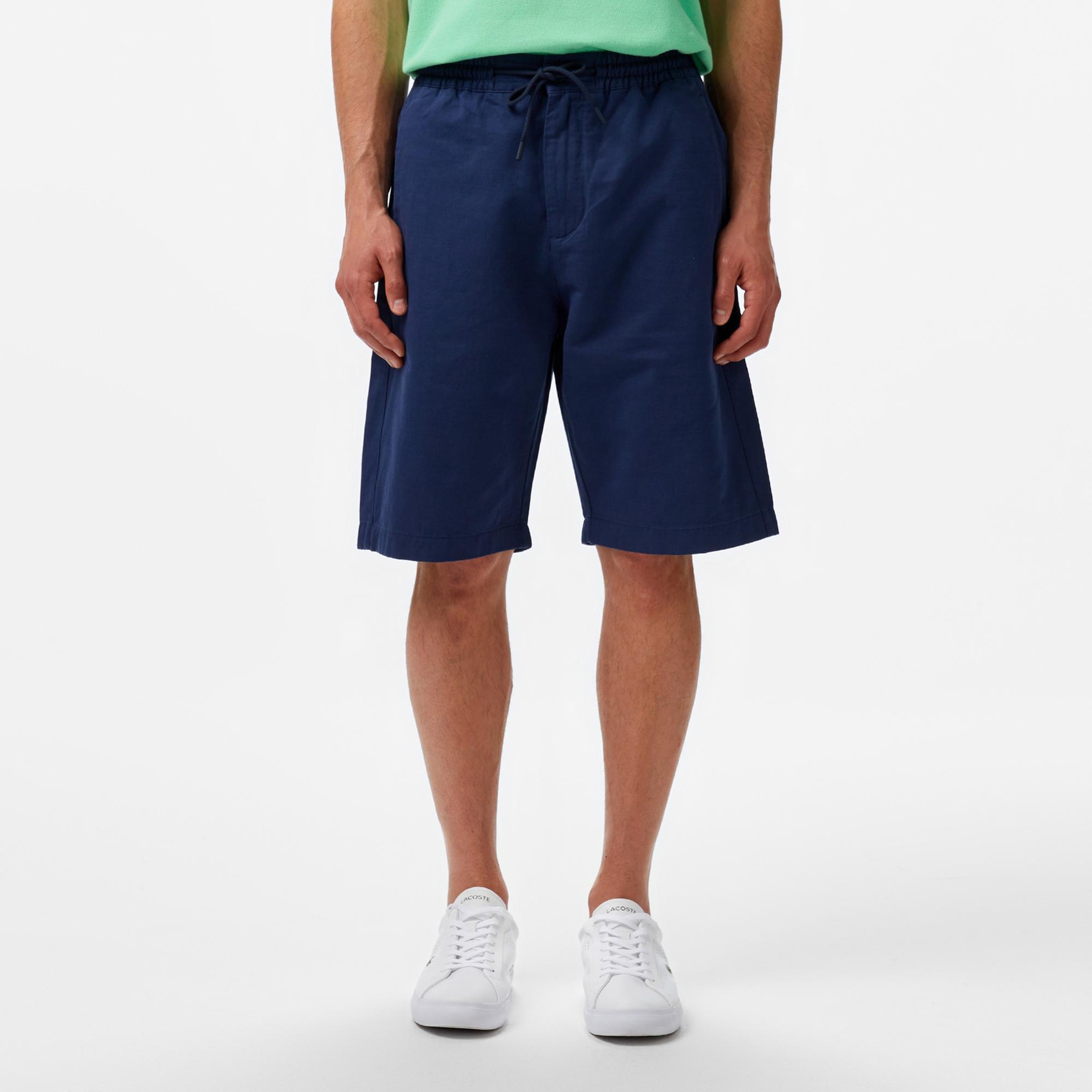 Lacoste Erkek Relaxed Fit Lacivert Bermuda Şort