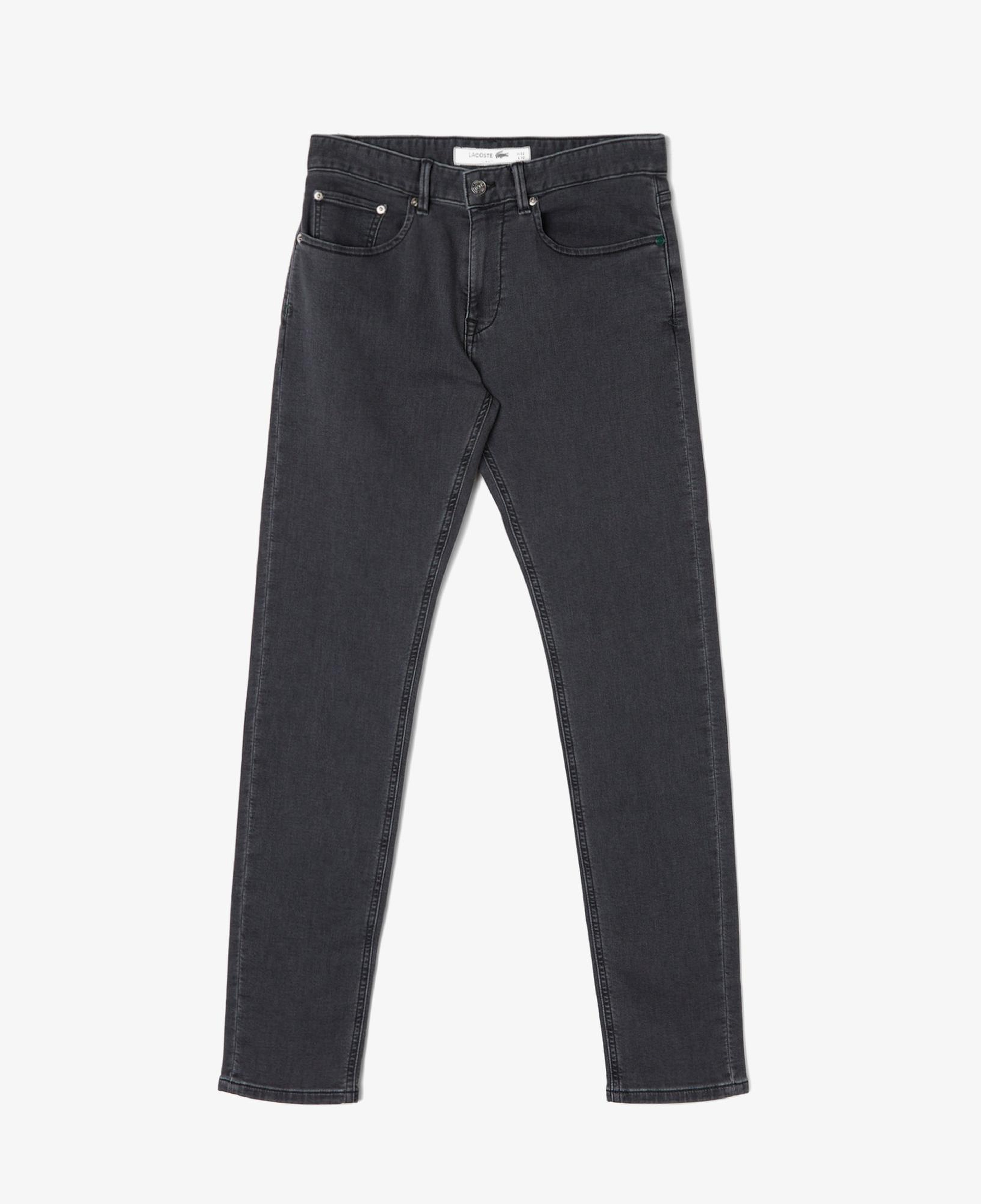 Lacoste Erkek Slim Fit Gri Jean Pantolon