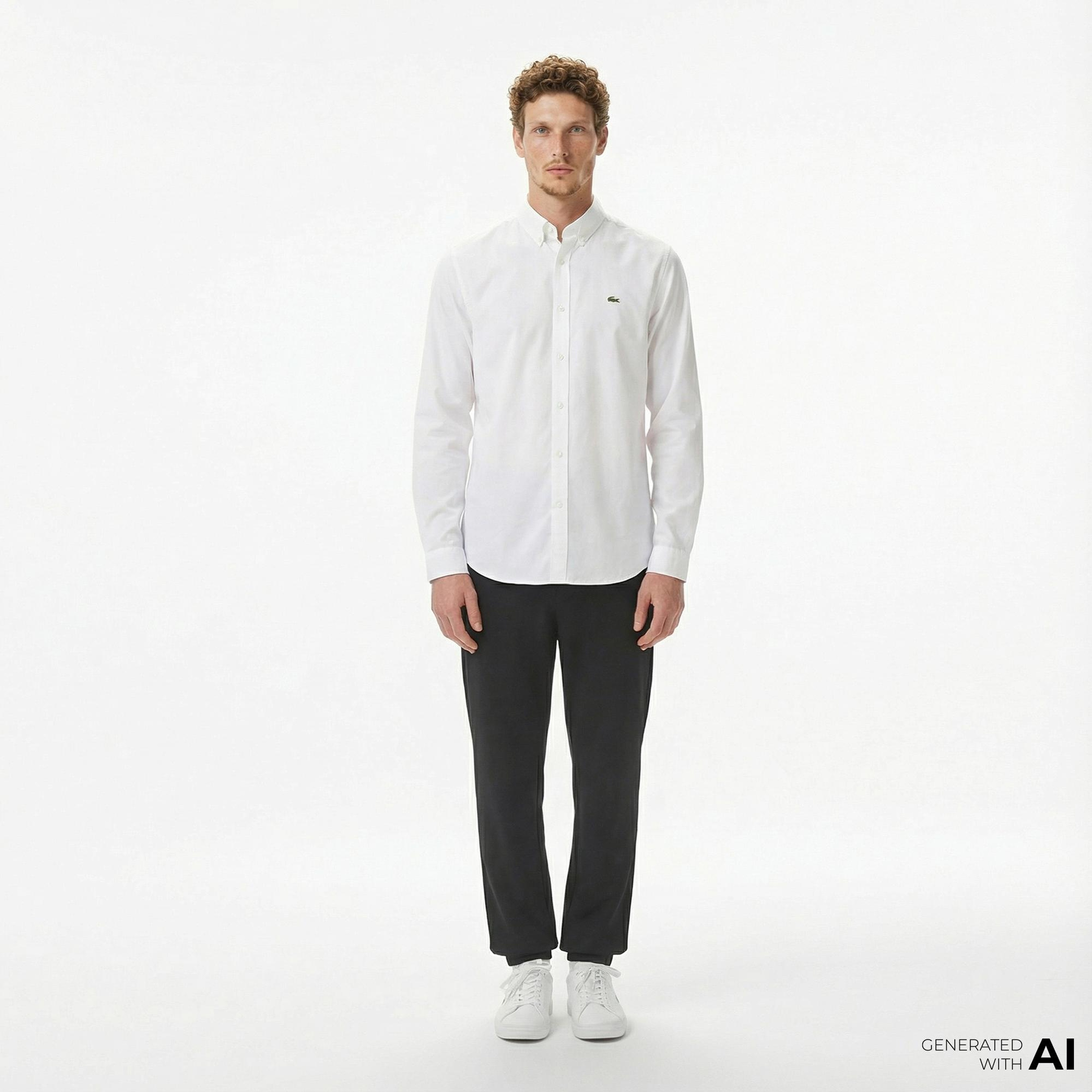 Lacoste Erkek Tapered Fit Siyah Pantolon