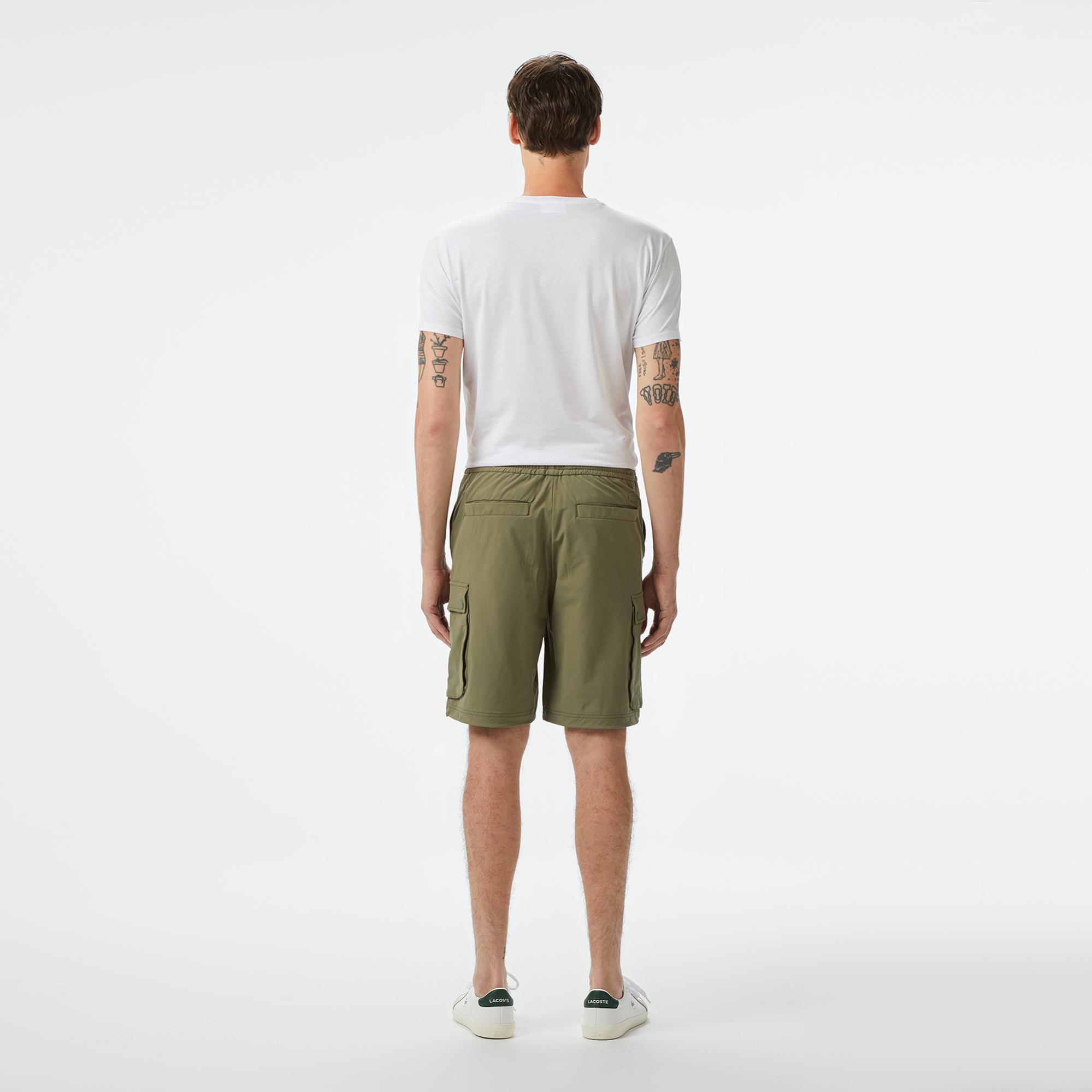 Lacoste Erkek Relaxed Fit Haki Bermuda Şort