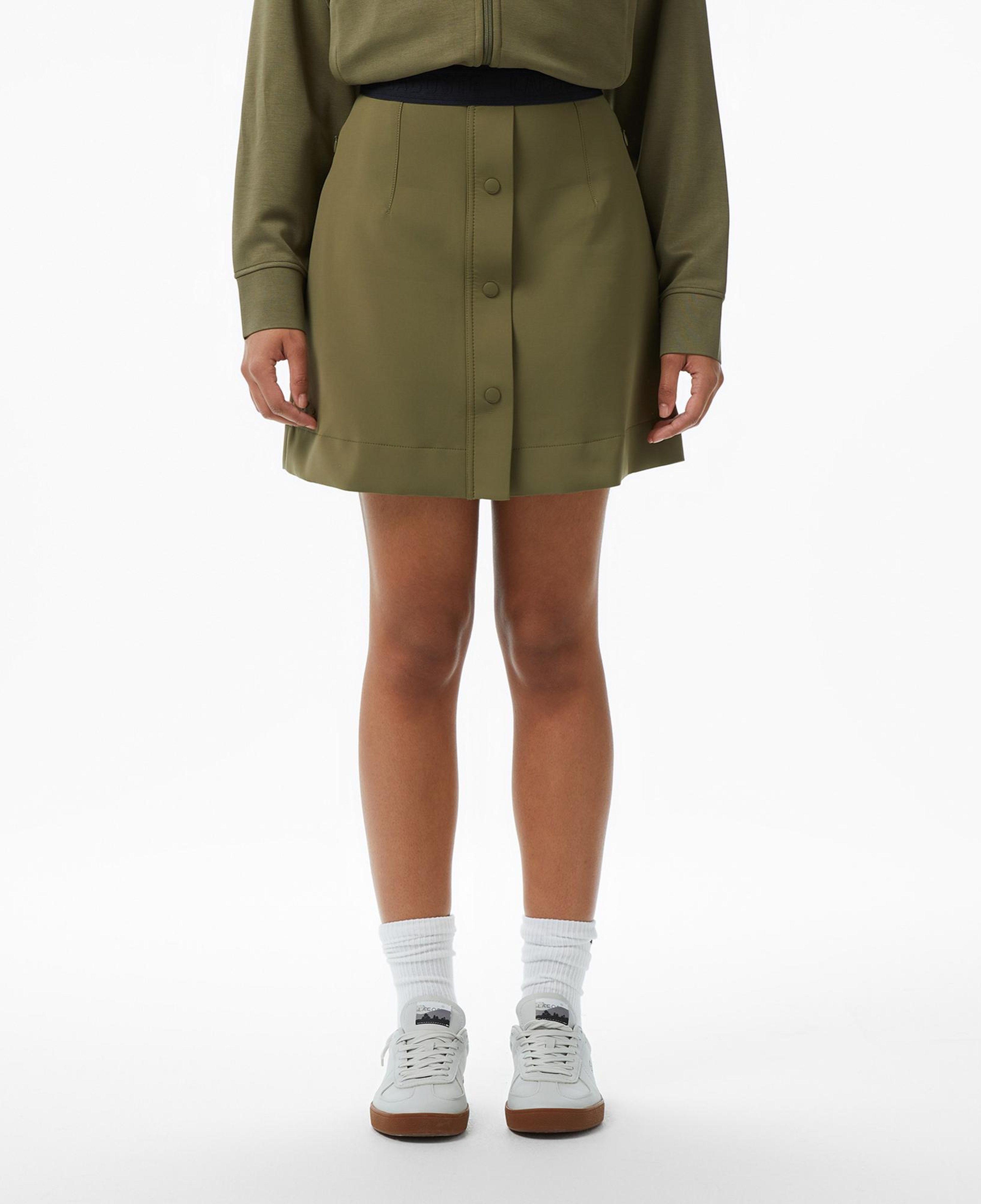 Lacoste Kadın Classic Fit Haki Etek