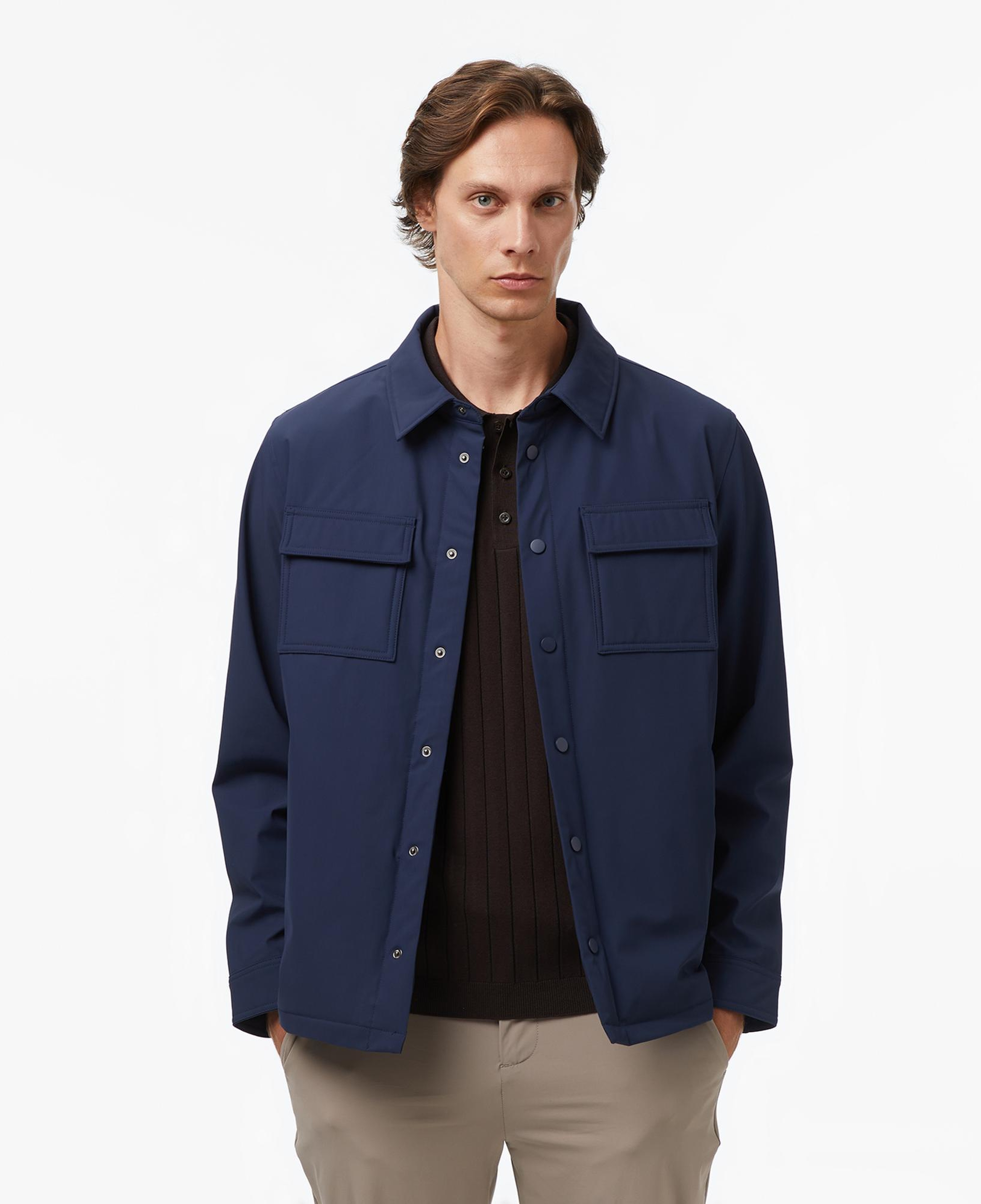 Nautica Erkek Lacivert Regular Fit Su Geçirmez Mont