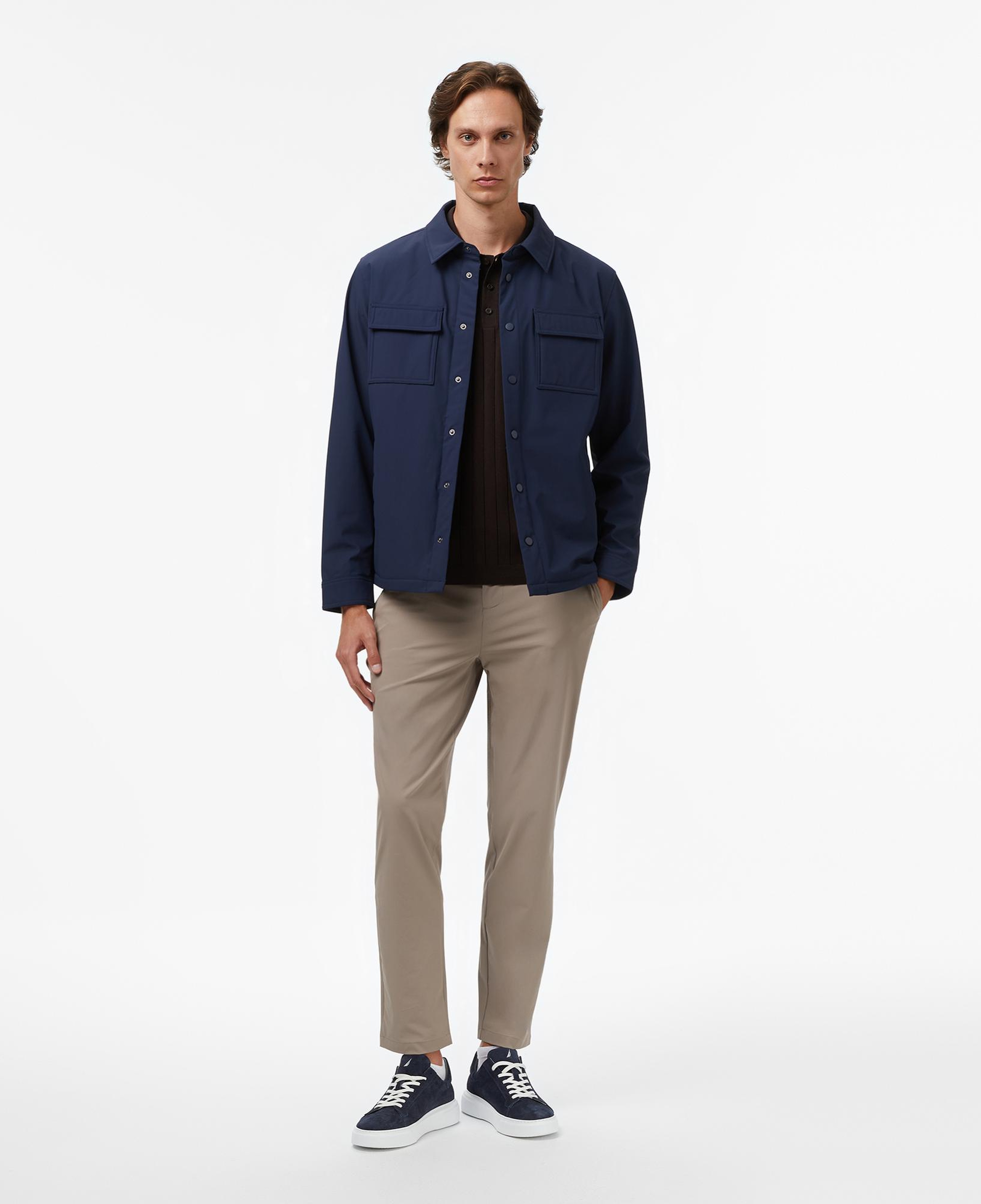 Nautica Erkek Lacivert Regular Fit Su Geçirmez Mont