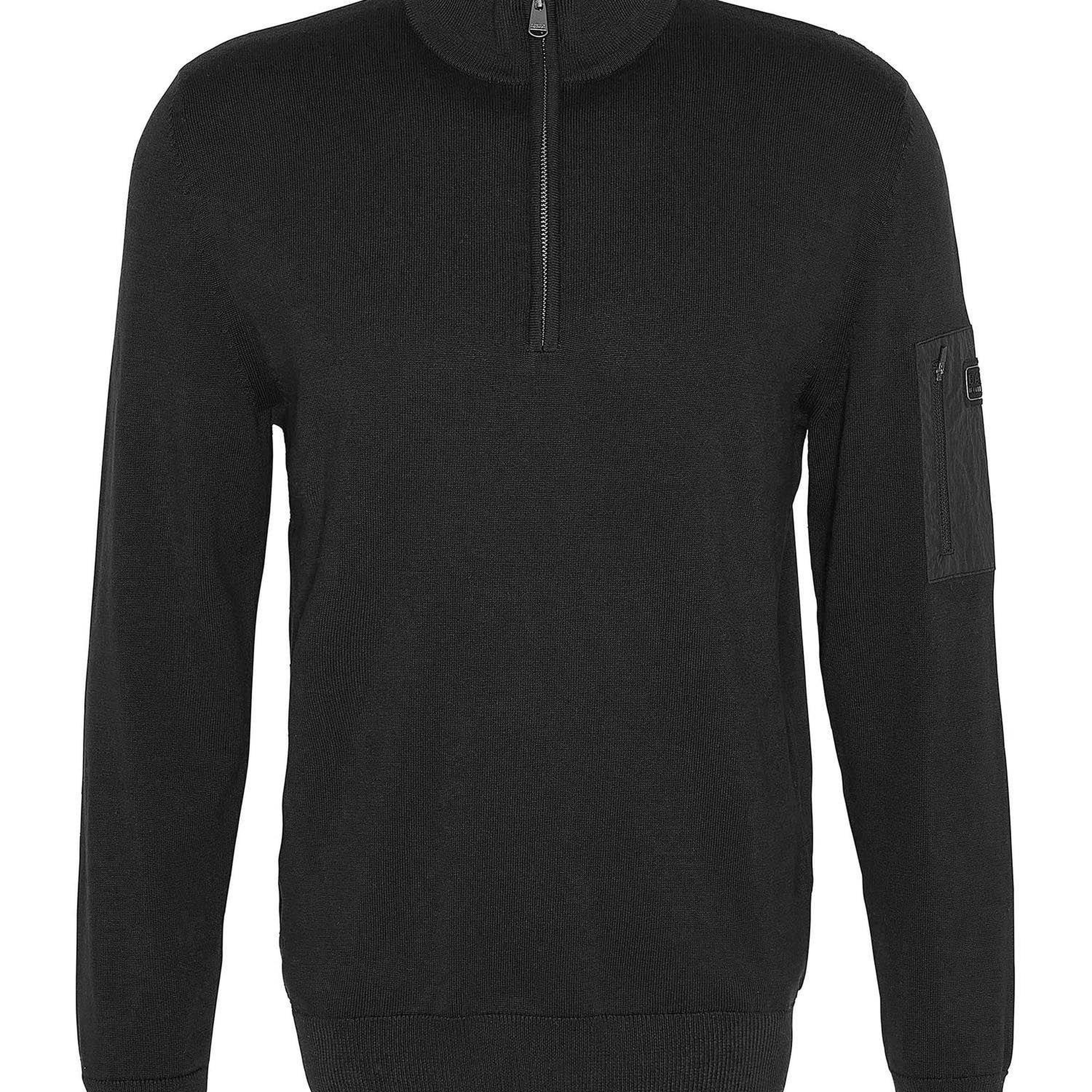 B.Intl Blades Pamuklu Yarım Fermuarlı Kazak