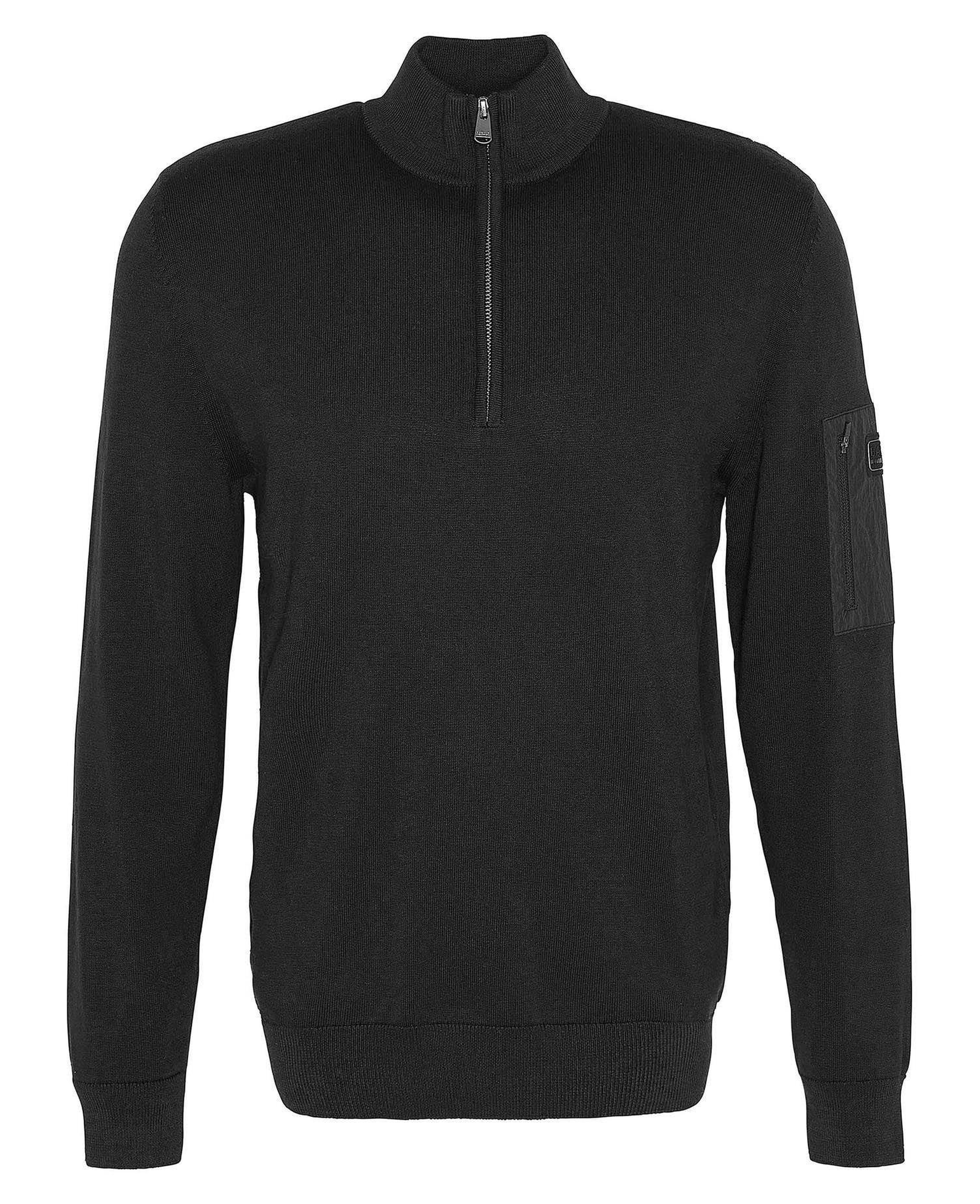 B.Intl Blades Pamuklu Yarım Fermuarlı Kazak