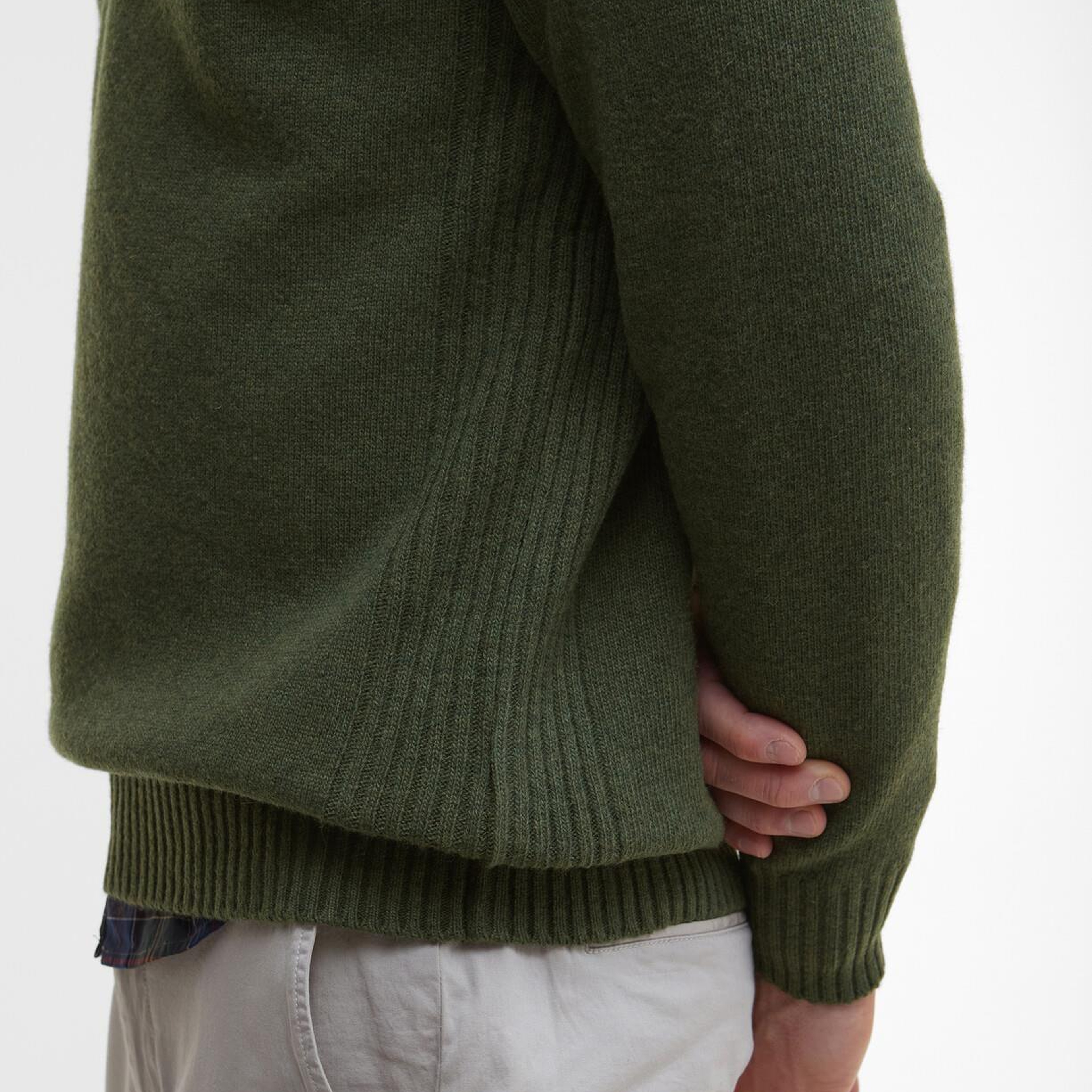 Barbour Essential Lambswool Half Zip Kazak