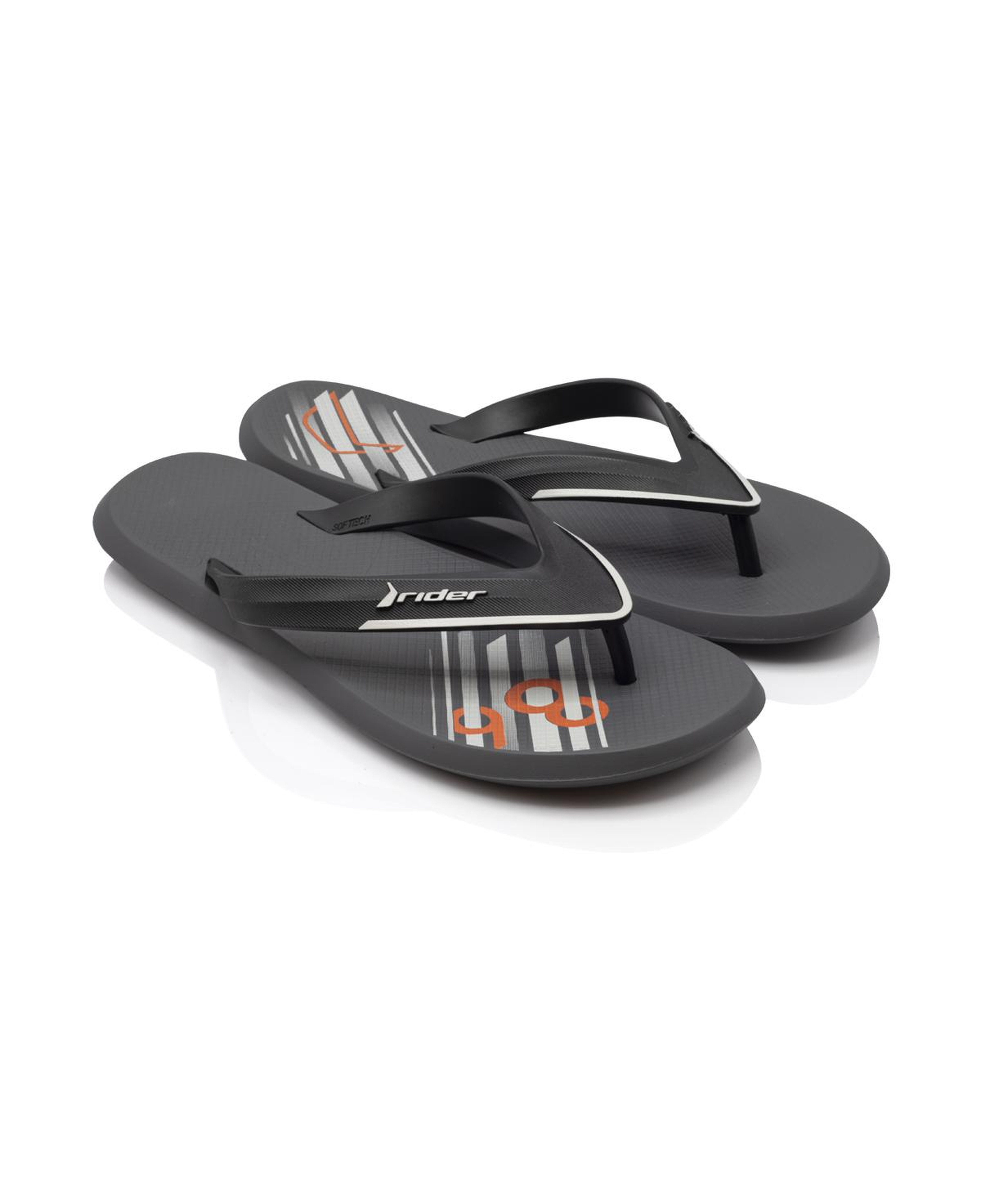 R1 Ultra Erkek Parmak Arası Terlik Siyah Gri 39/49